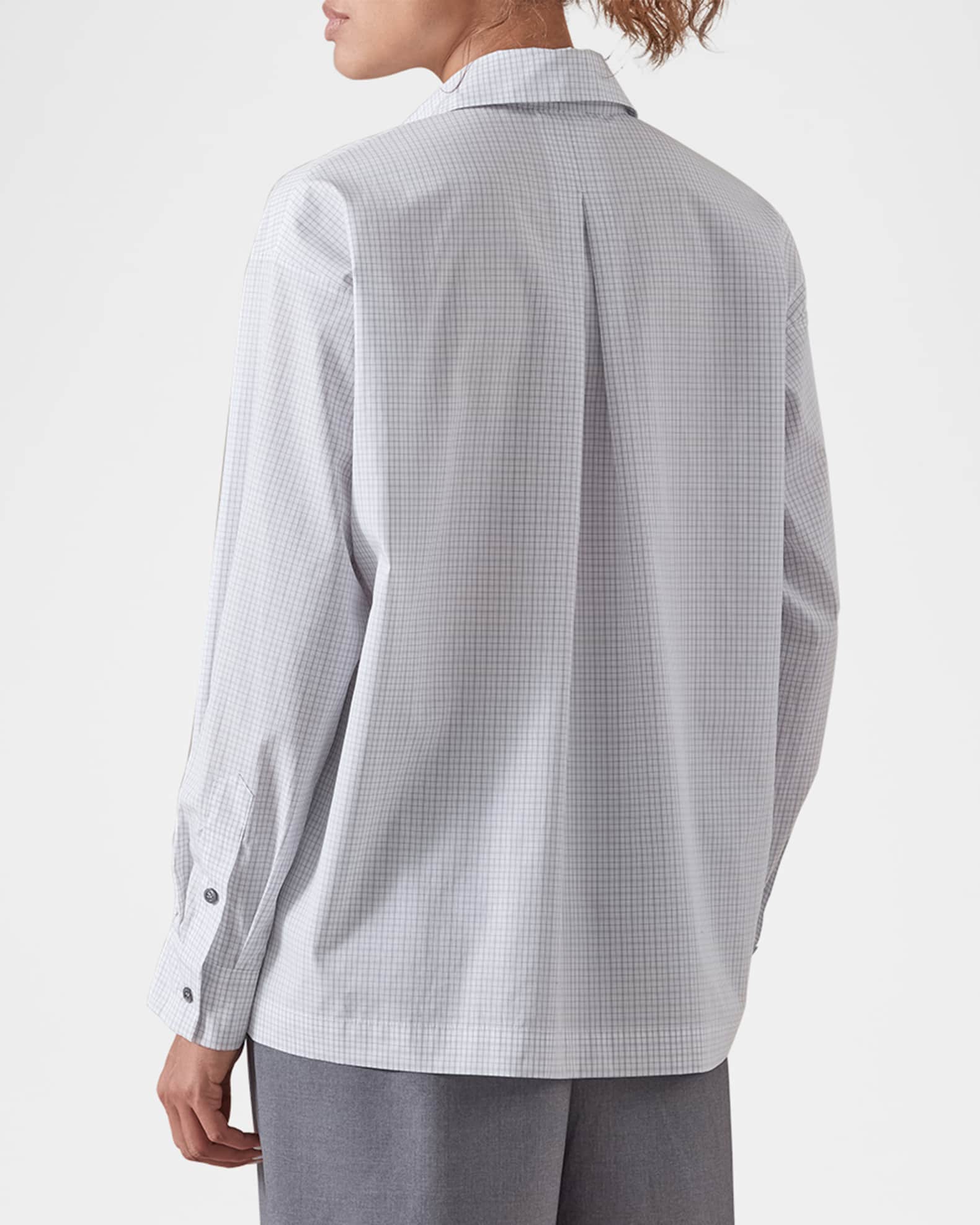 Slim Shirt With Collar (Regular Length) 1