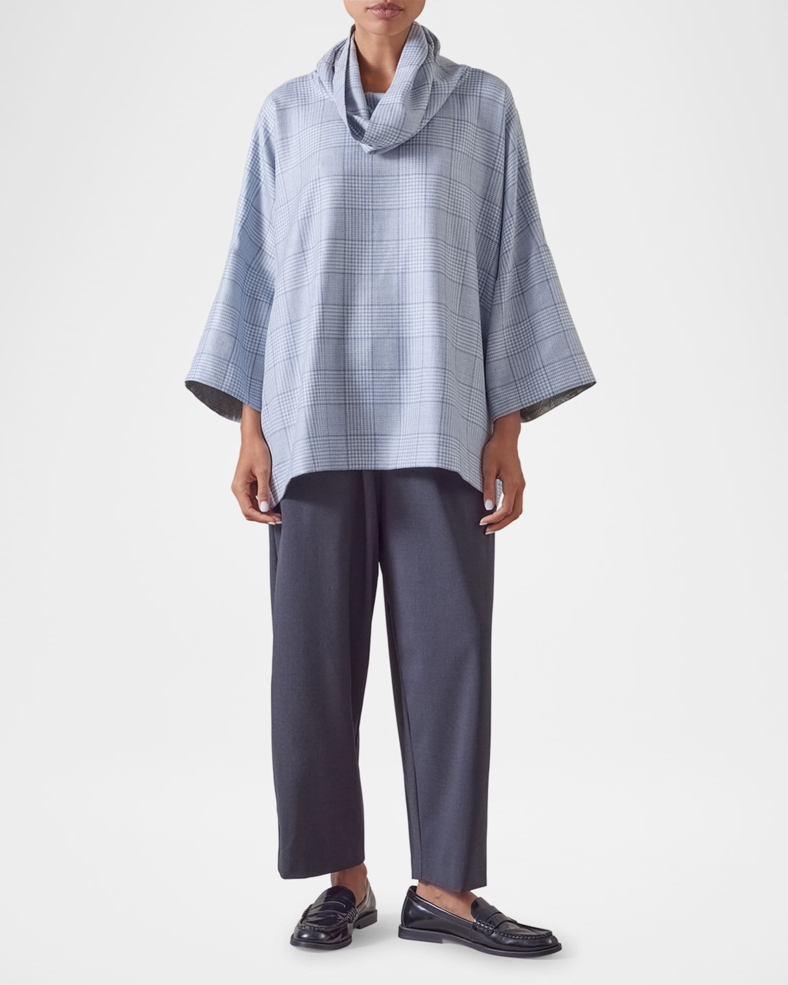 Sloped-Shoulder Monks Top (Long Length) 1