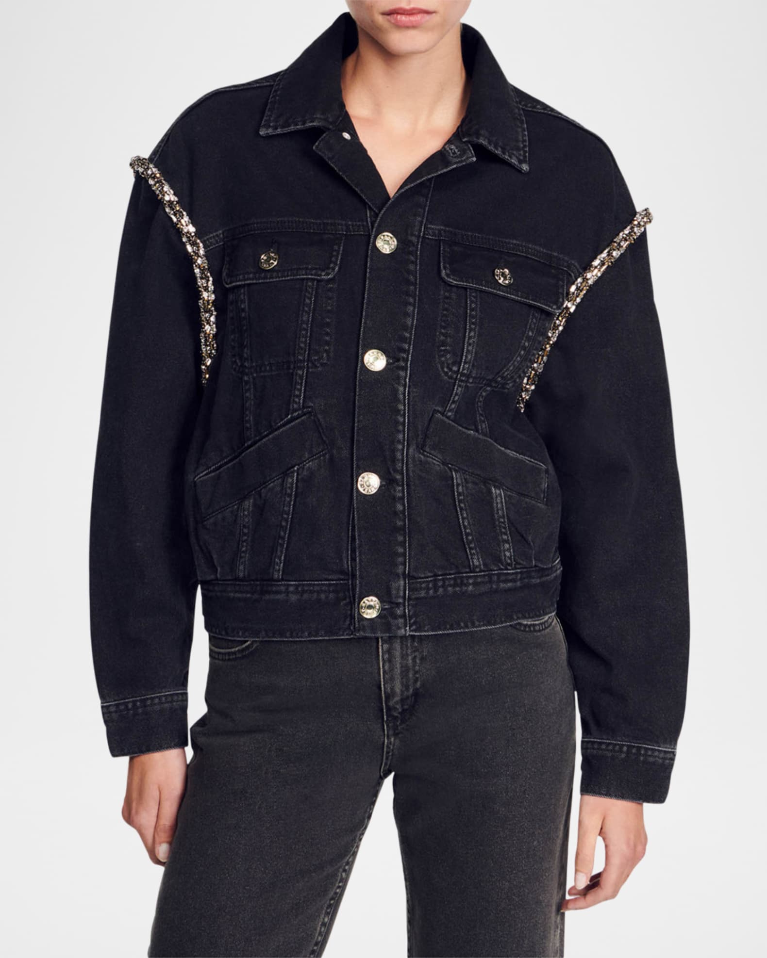 定価約20万 レア パリブランド Sandro ムートンコート