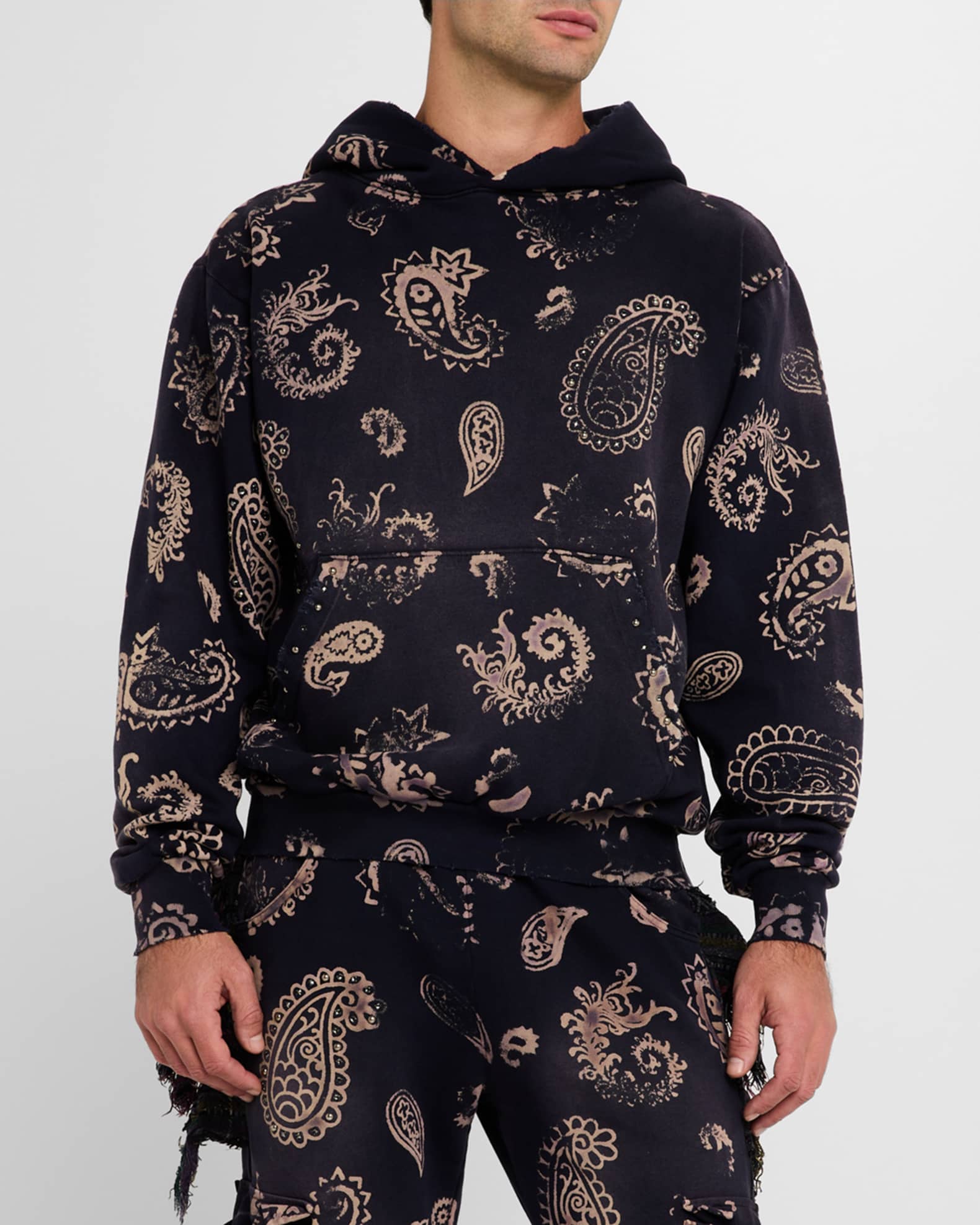 Paisley hoodie mens shop
