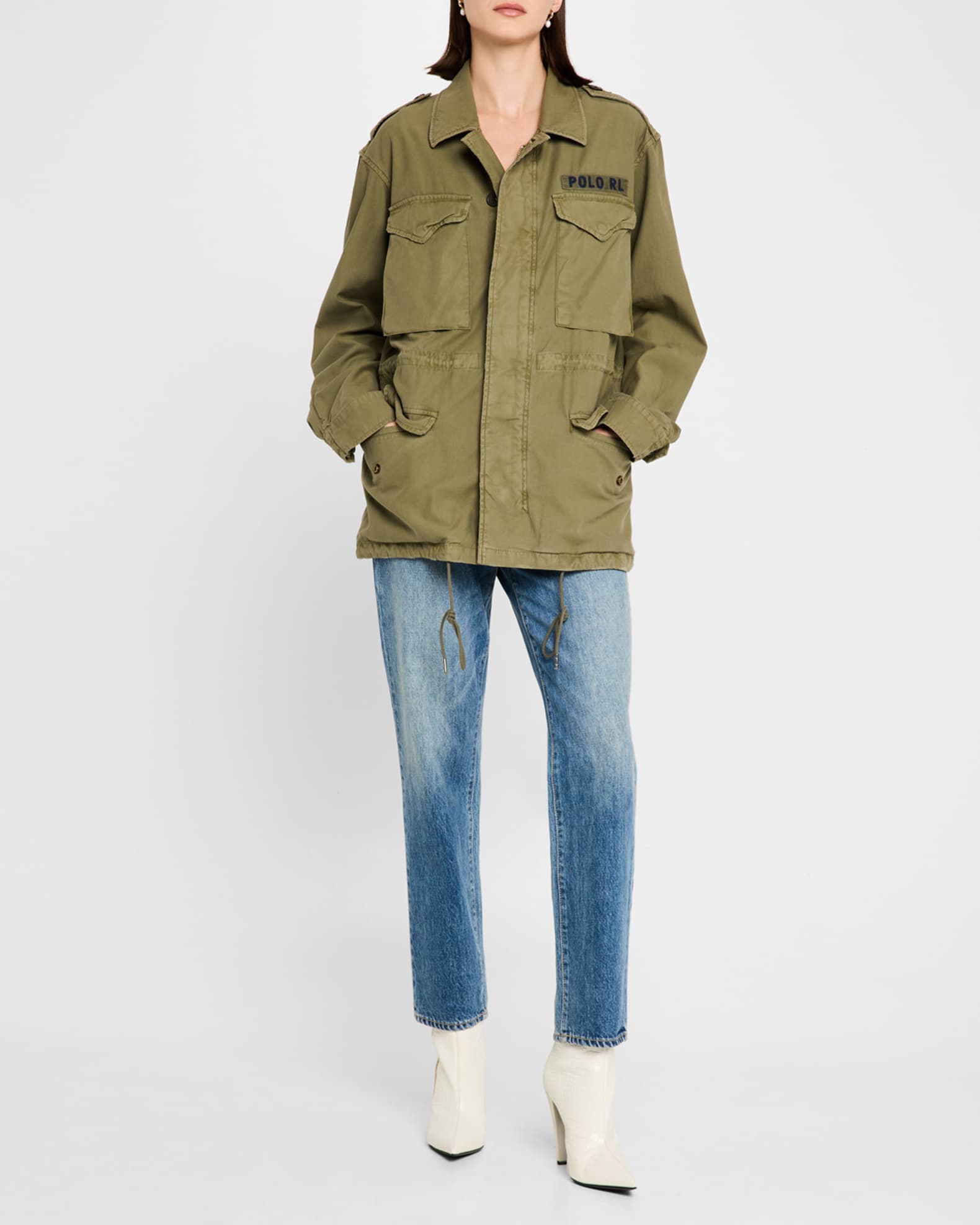 Cotton twill field jacket ralph lauren clearance