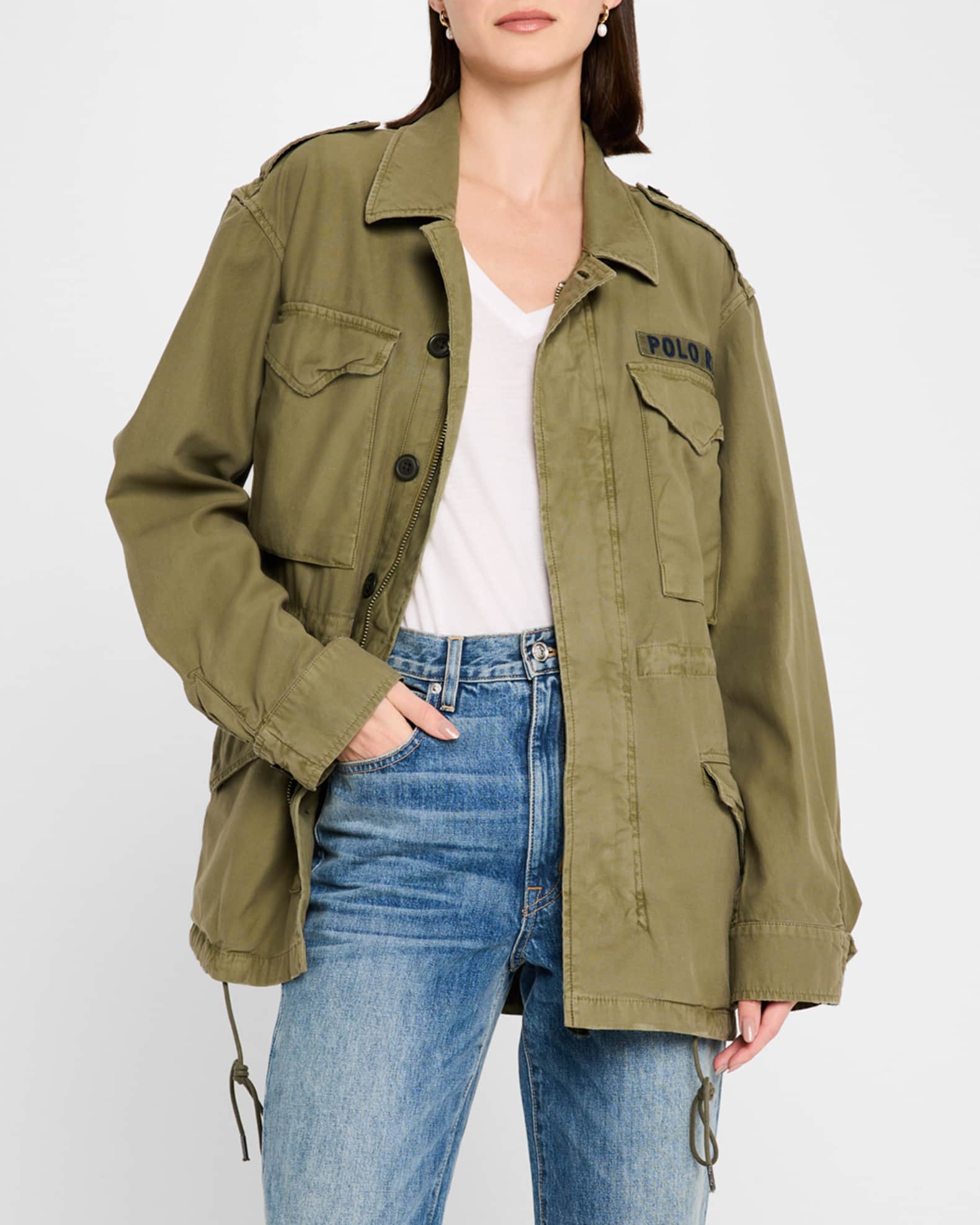 Polo cotton twill field jacket store
