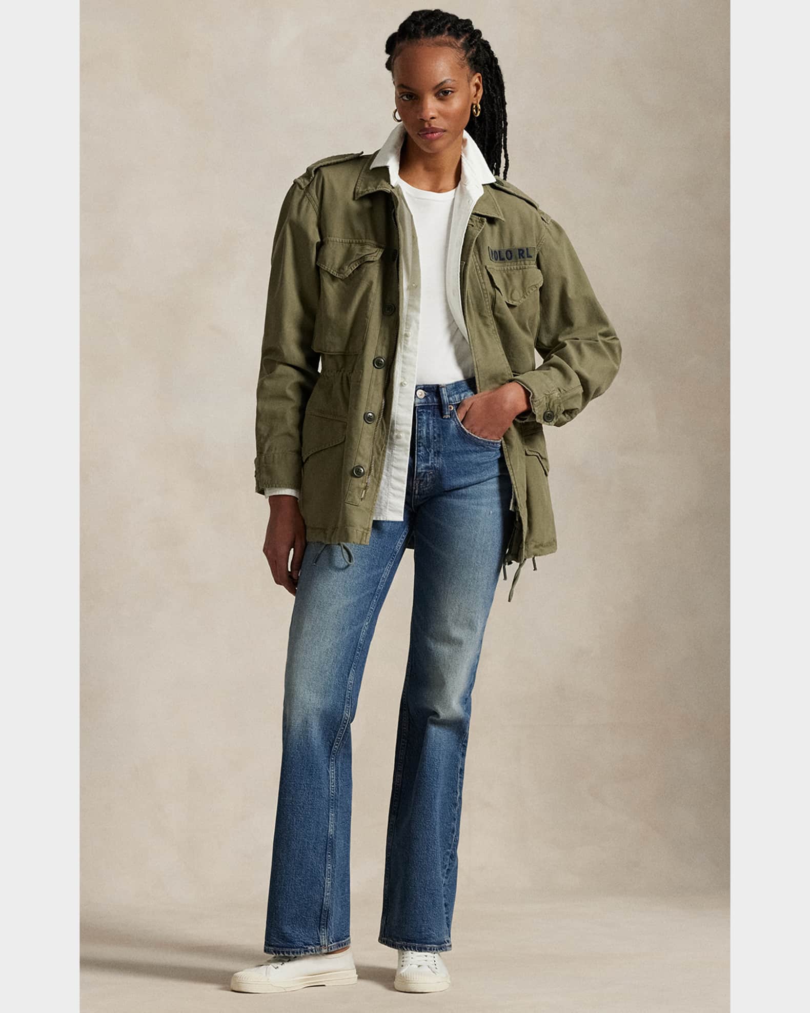 Polo Ralph Lauren Cotton Twill Field Jacket | Neiman Marcus