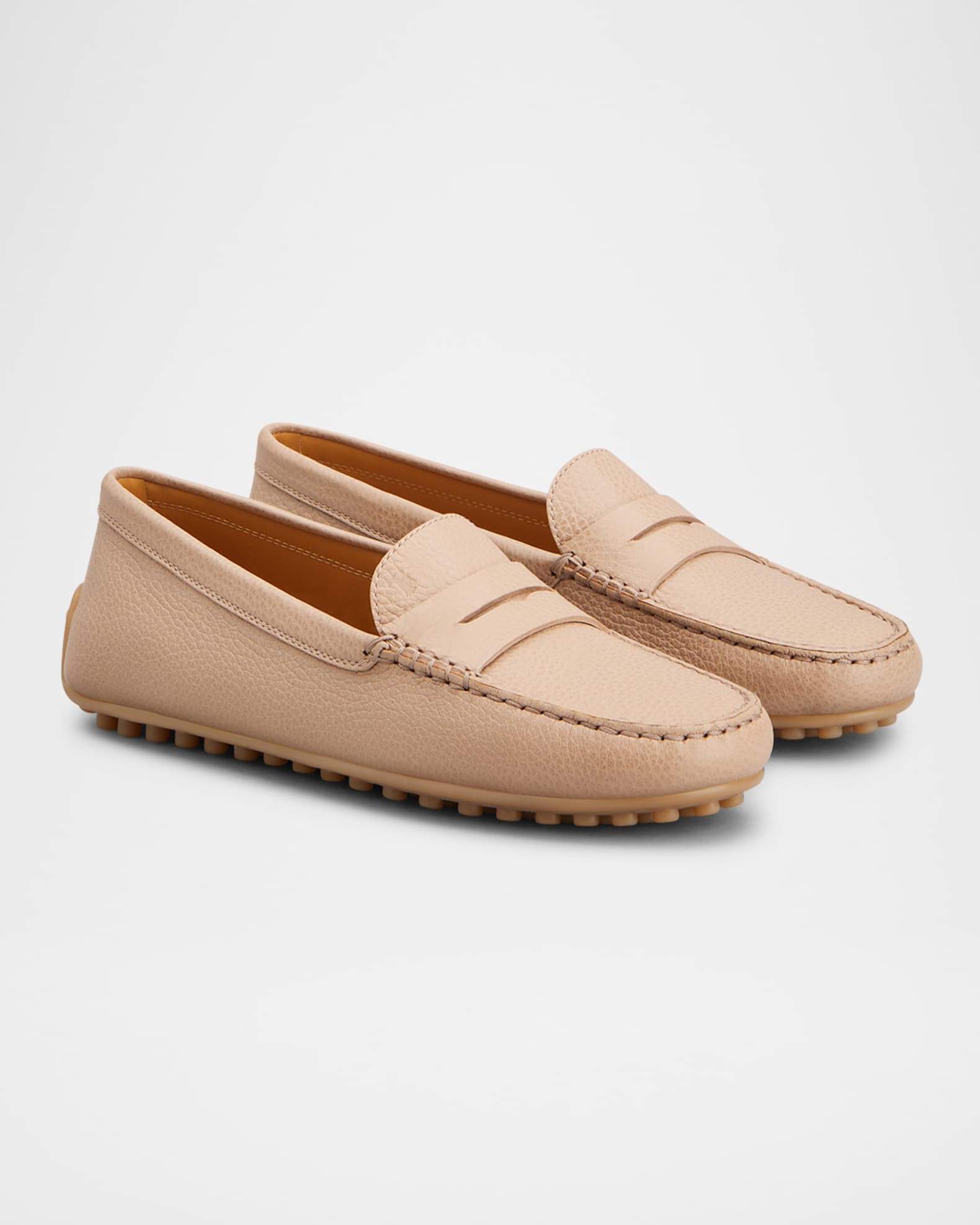 Gommino Calfskin Penny Driver Loafers 1