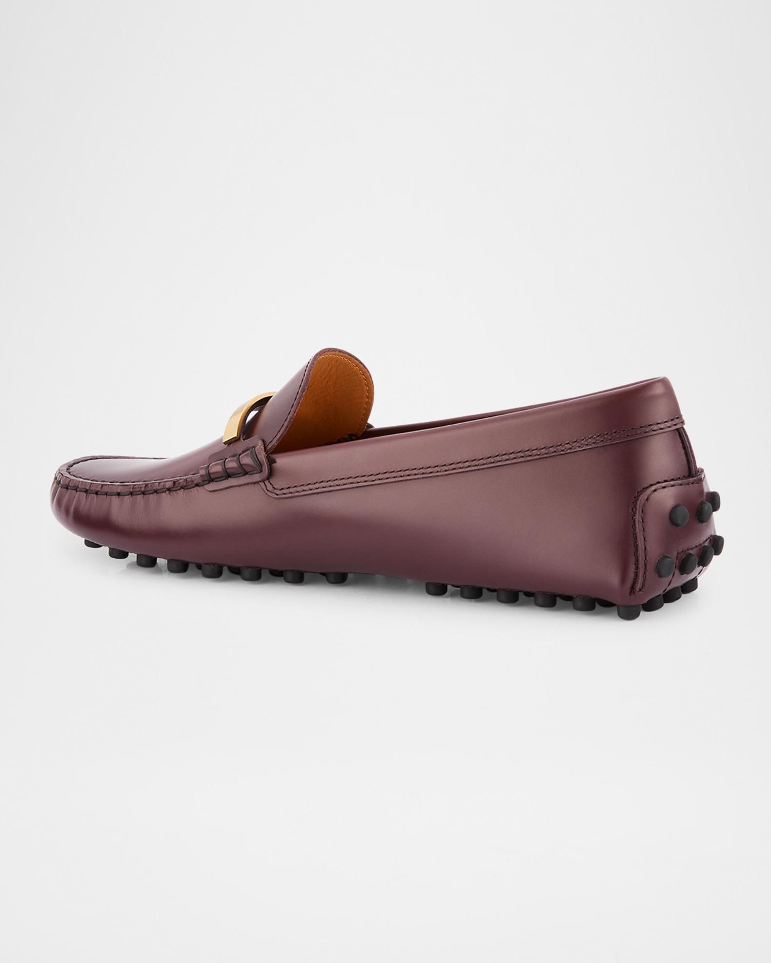Tods Gommino Loafers Mens 9.5 Brown Leather Driving Shoes Made in Italy TOD main image 2