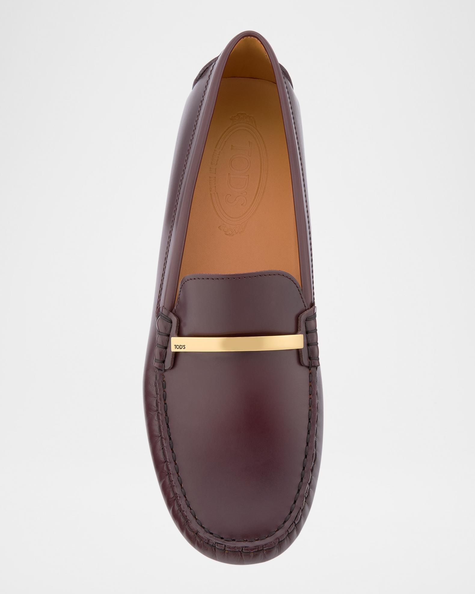 Tod’s Slip On Loafer Driving Shoes Driver Mens Size 8 Brown Leather Casual Tod main image 4