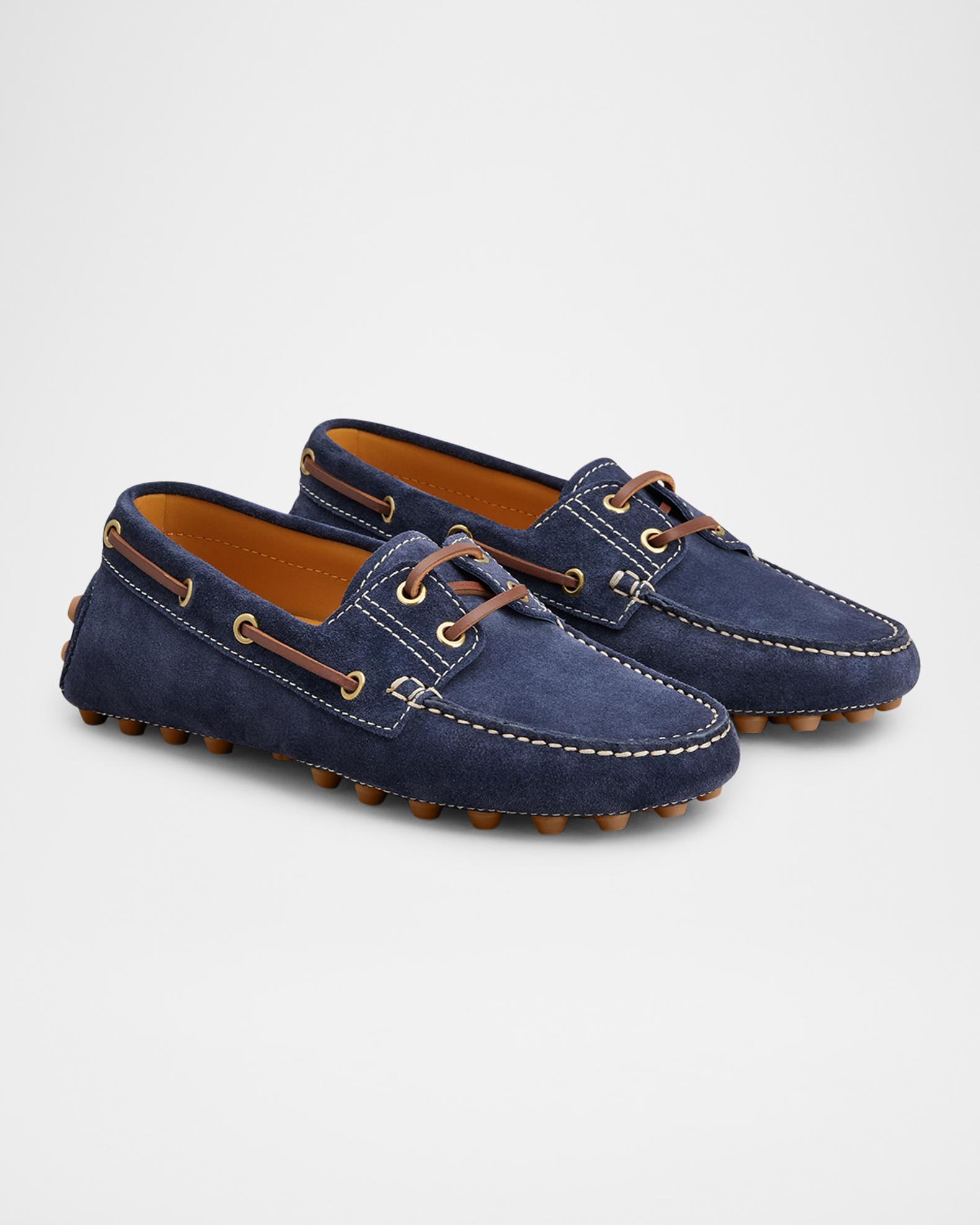 Tod’s Gommino Mocassin Man GREEN Gommino Loafers in Suede XXM22L00010RE09V617 | Tods main image 3