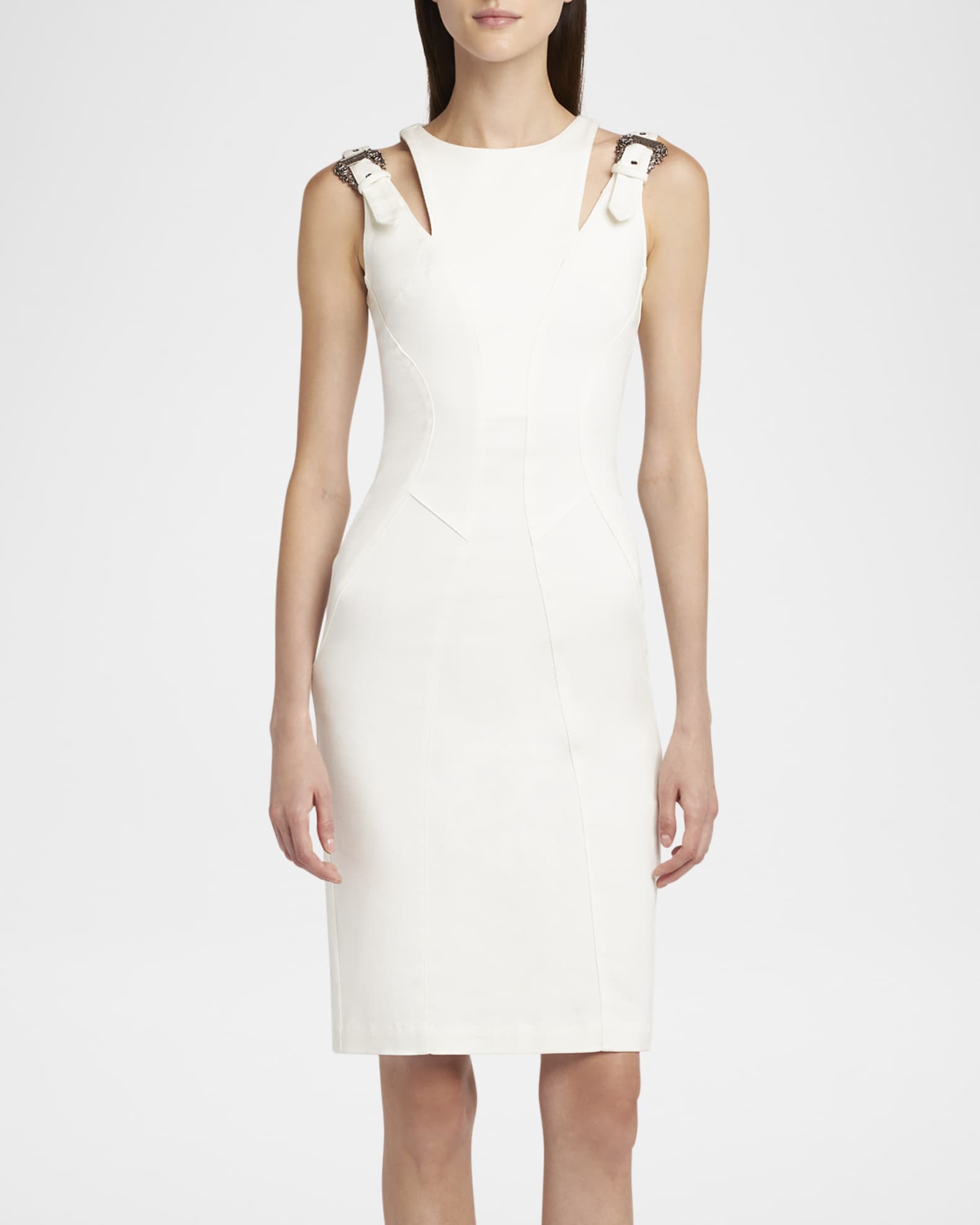 Buckle Sheath Dress 1