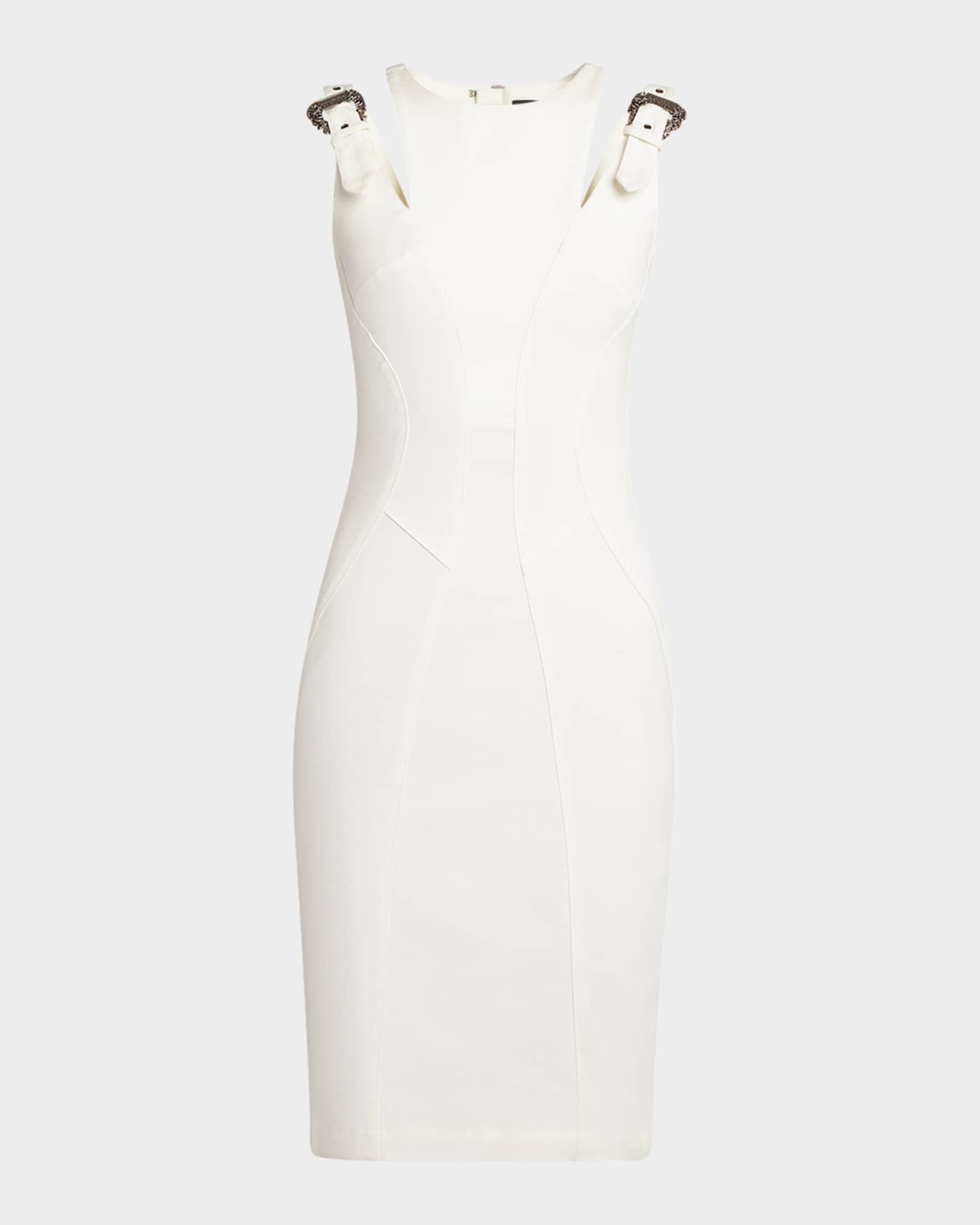 Buckle Sheath Dress 0
