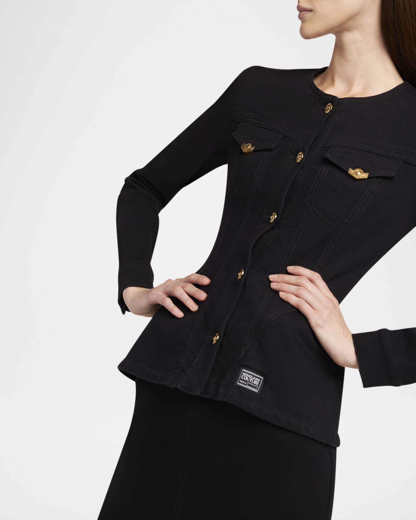 【お買得】 Versace Jeans Couture Tailored Jacket | Neiman Marcus ジャケット・アウター