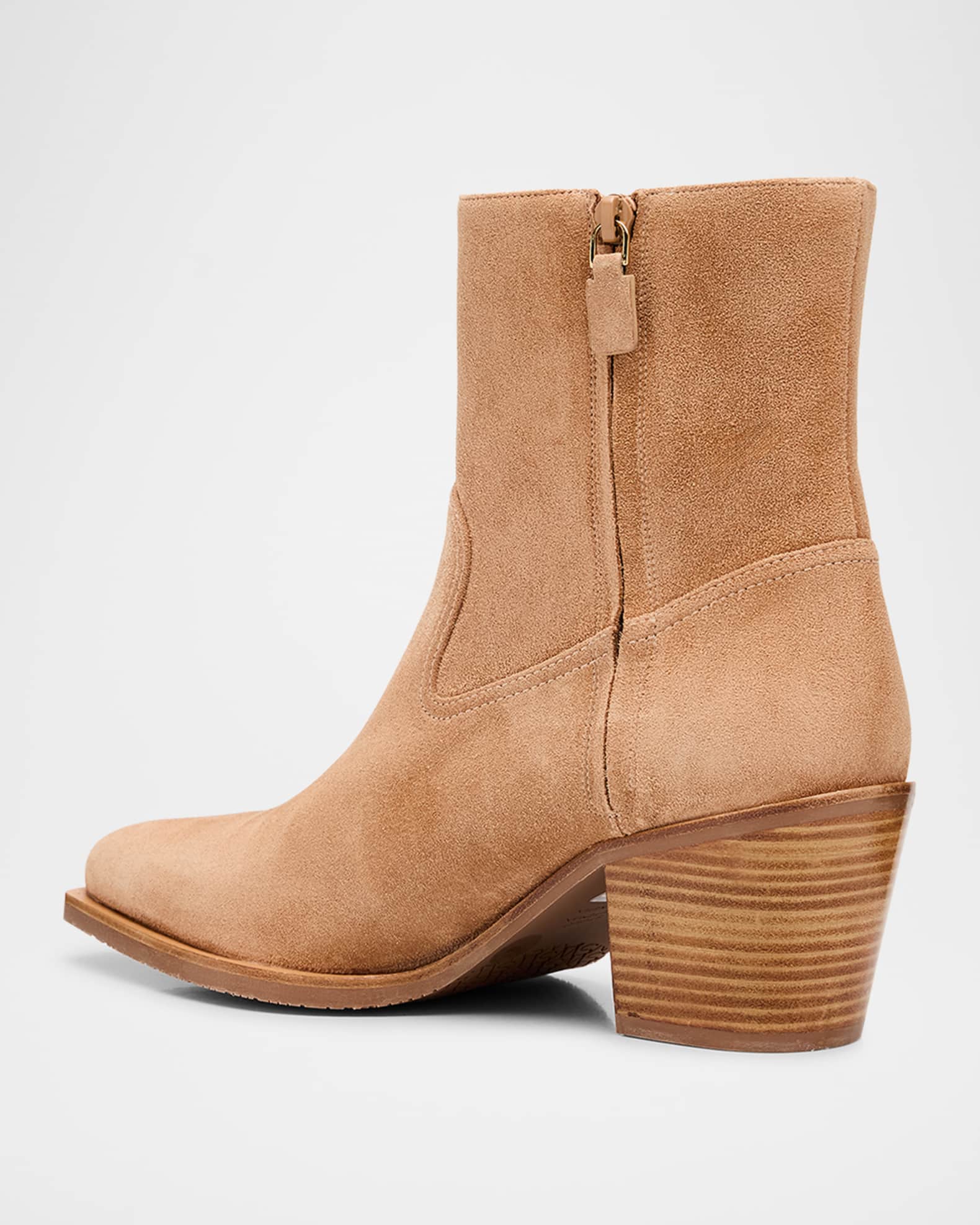 Tate Suede Booties 1