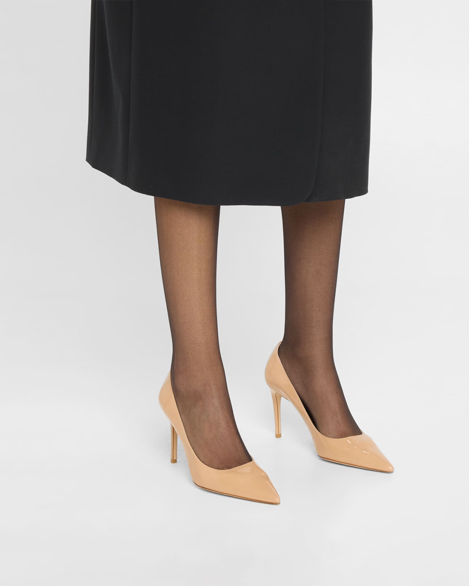 Stuart Weitzman Stuart Power Pumps Cream