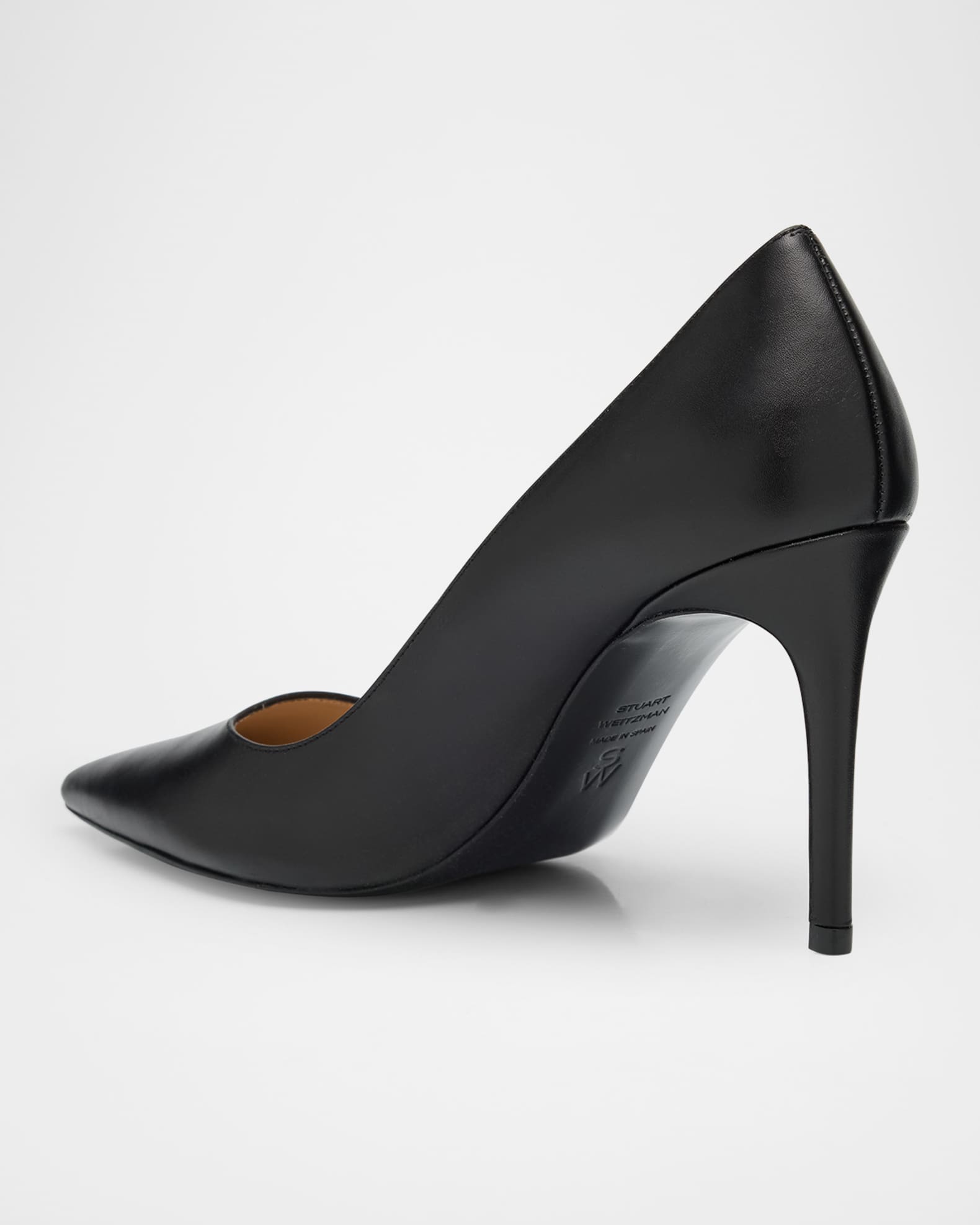 パンプス STUART WEITZMAN STUART POWER PUMPS Stuart Weitzman Stuart Power 85 Leather Pumps | Neiman Marcus