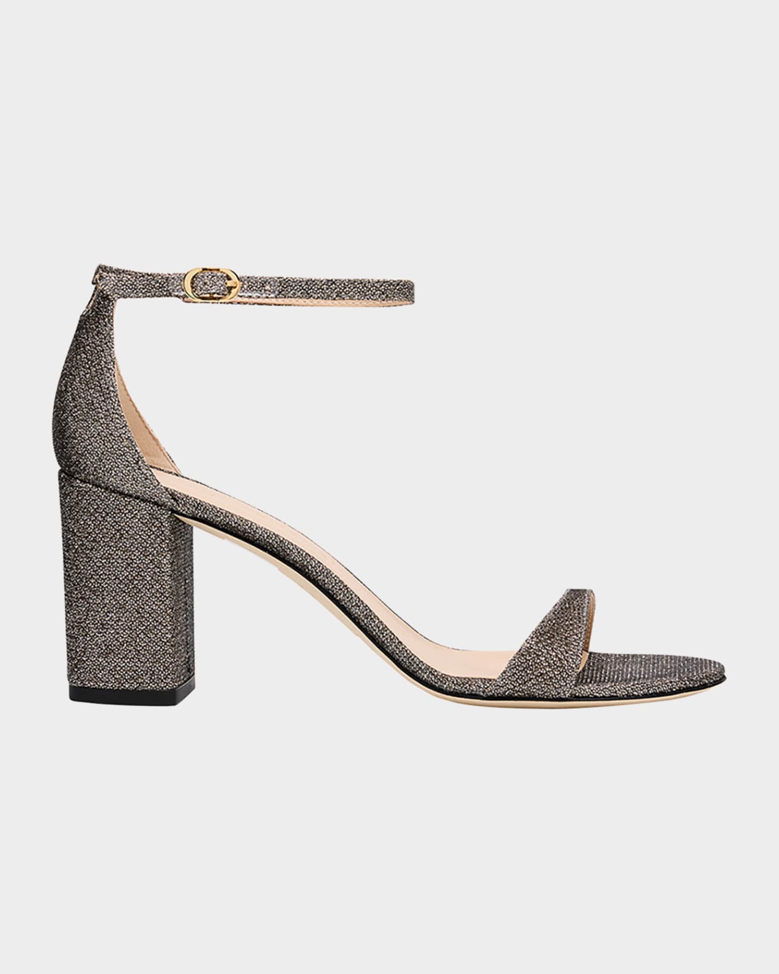 Nudist II Metallic Ankle-Strap Sandals 0