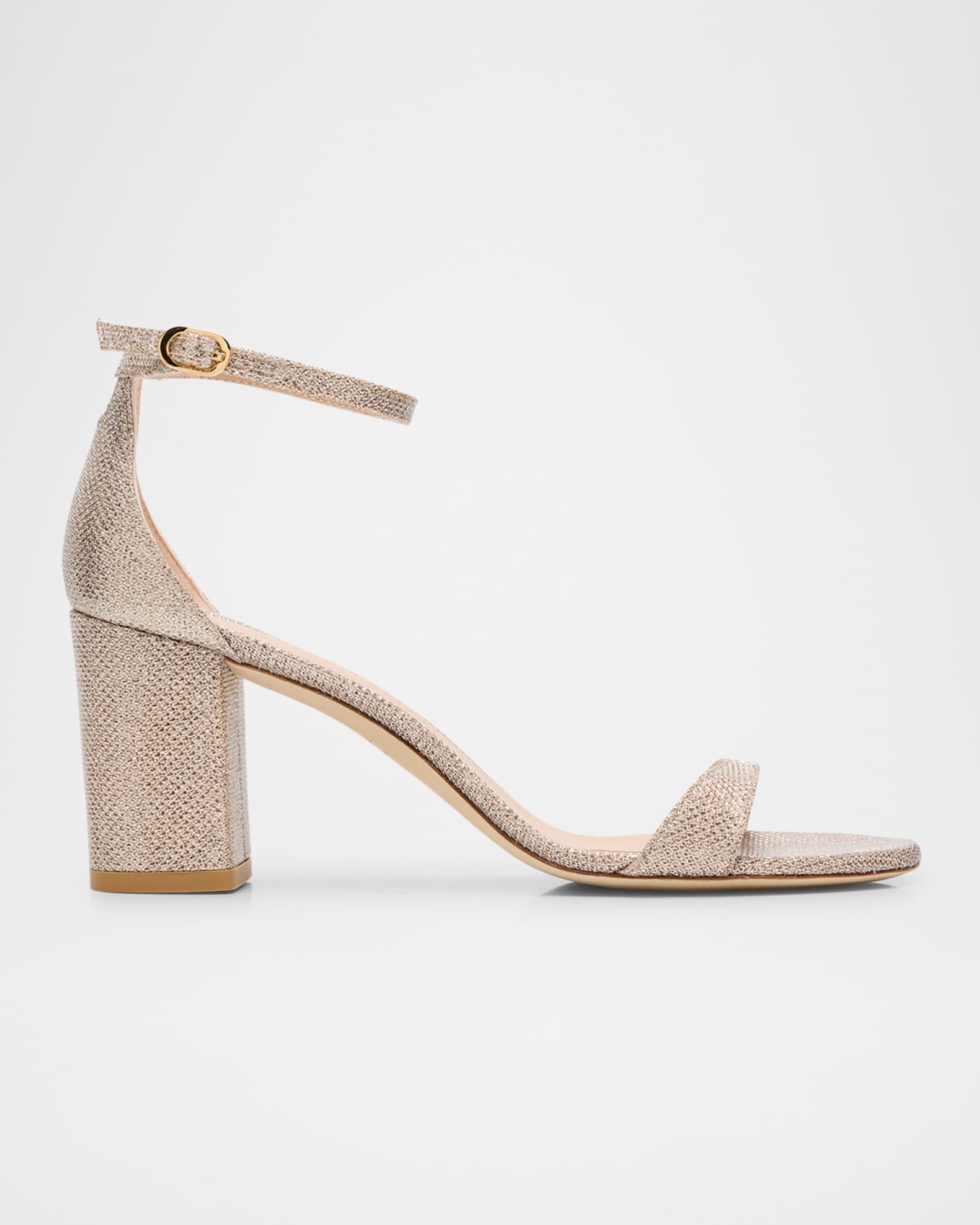 Nudist II Metallic Ankle-Strap Sandals 0