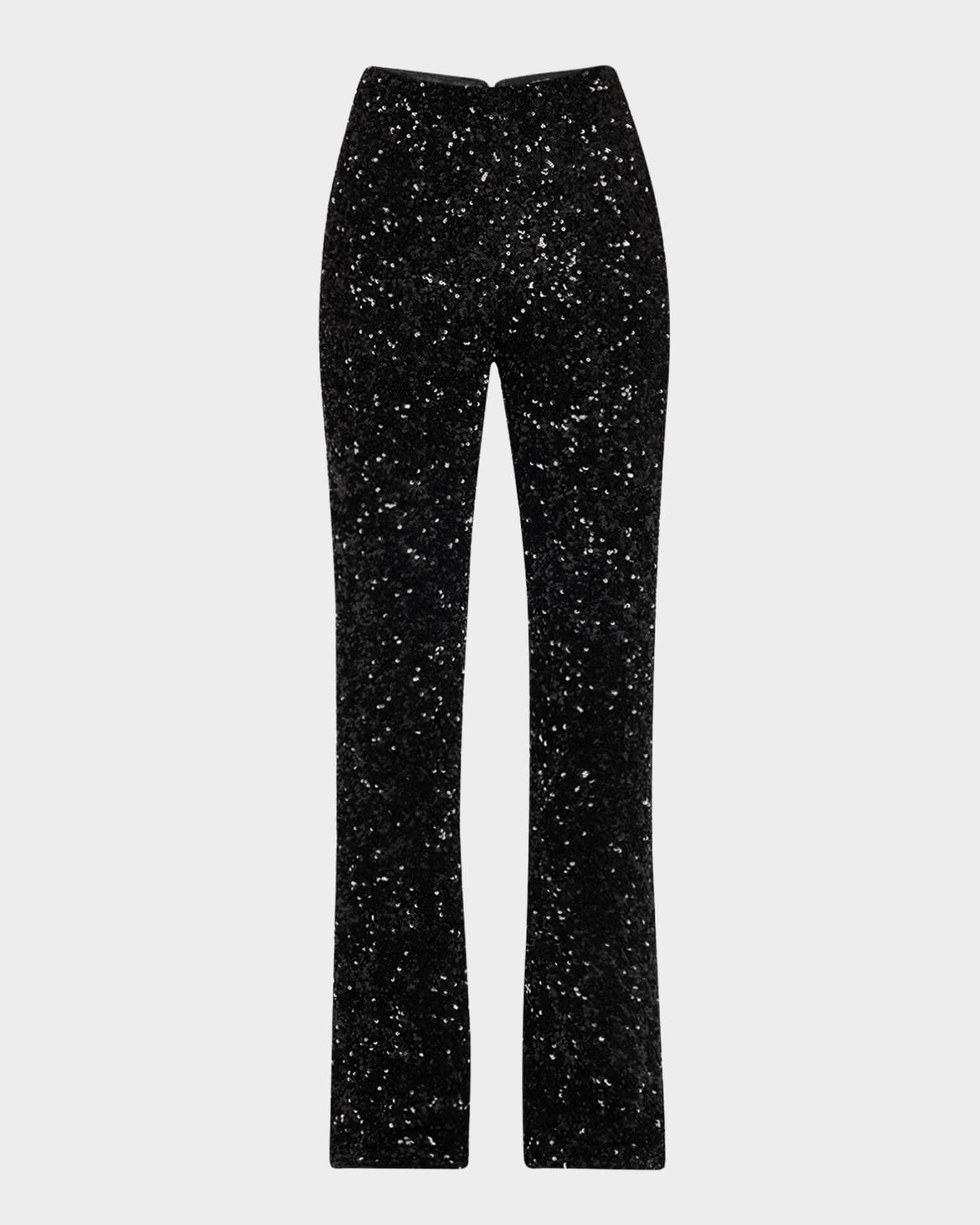 Rmp Sequined Bootcut Pants 0