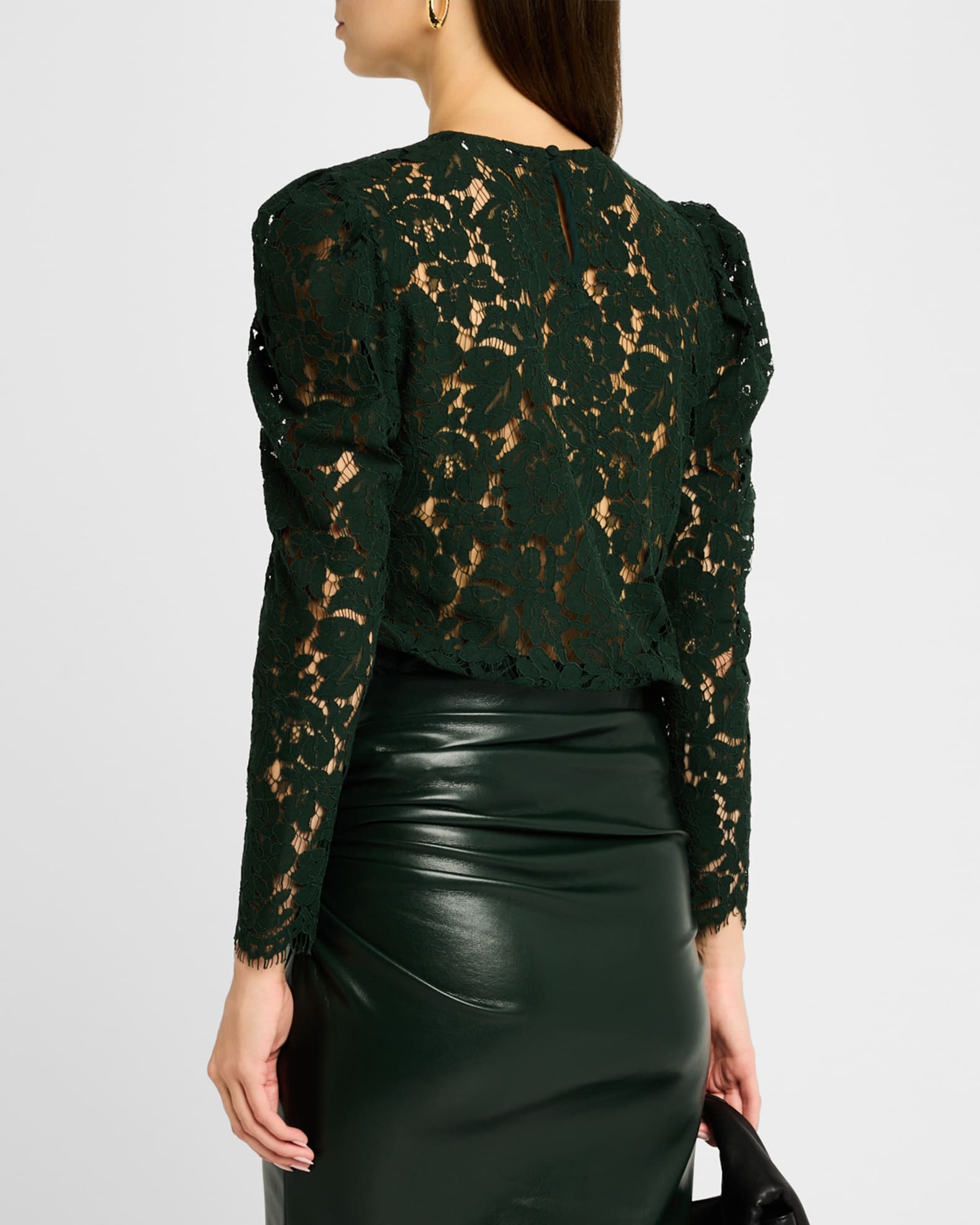 RUE LONG SLEEVE TOP - DARK CHOCOLATE