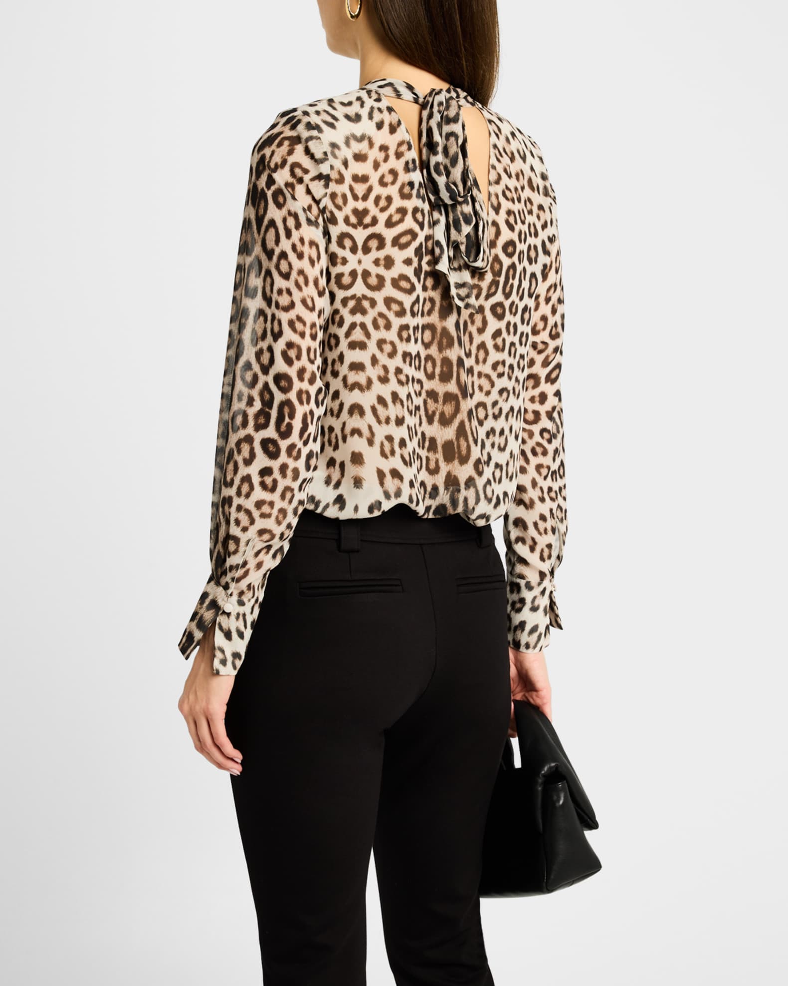 IVETTE LEOPARD BLOUSE main image 1