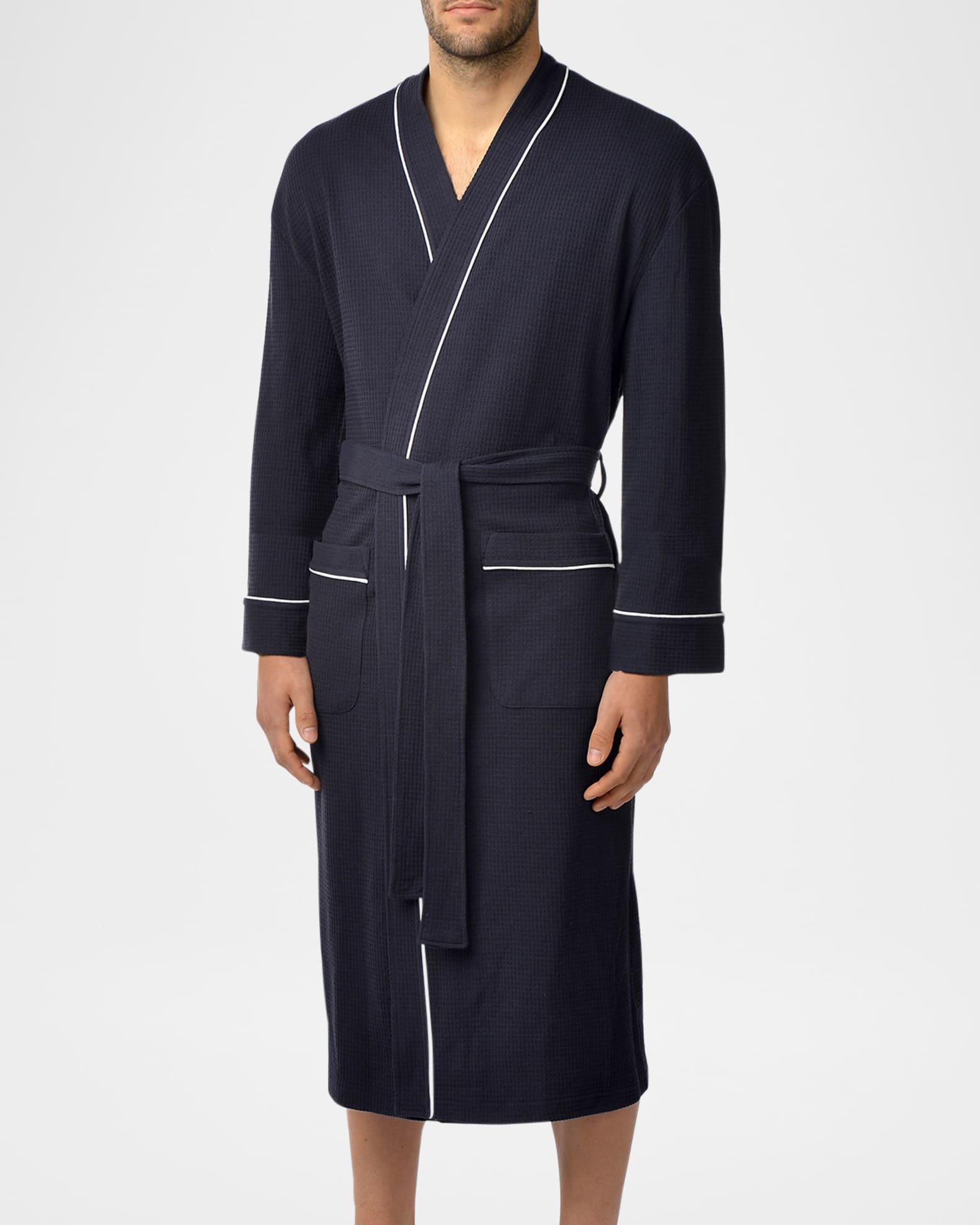 Men's waffle kimono robe online