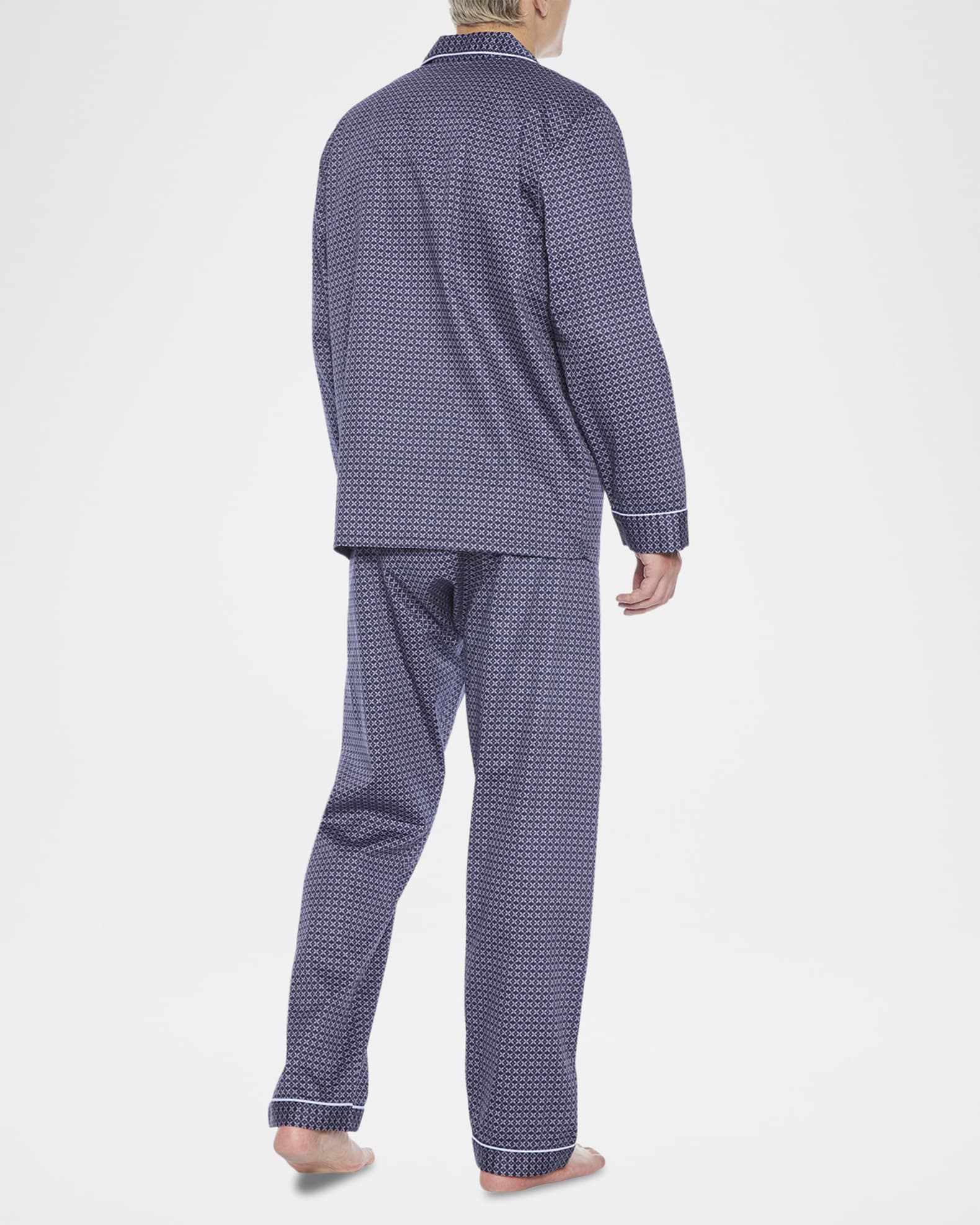 Men s Revival Woven Sateen Long Pajama Set
