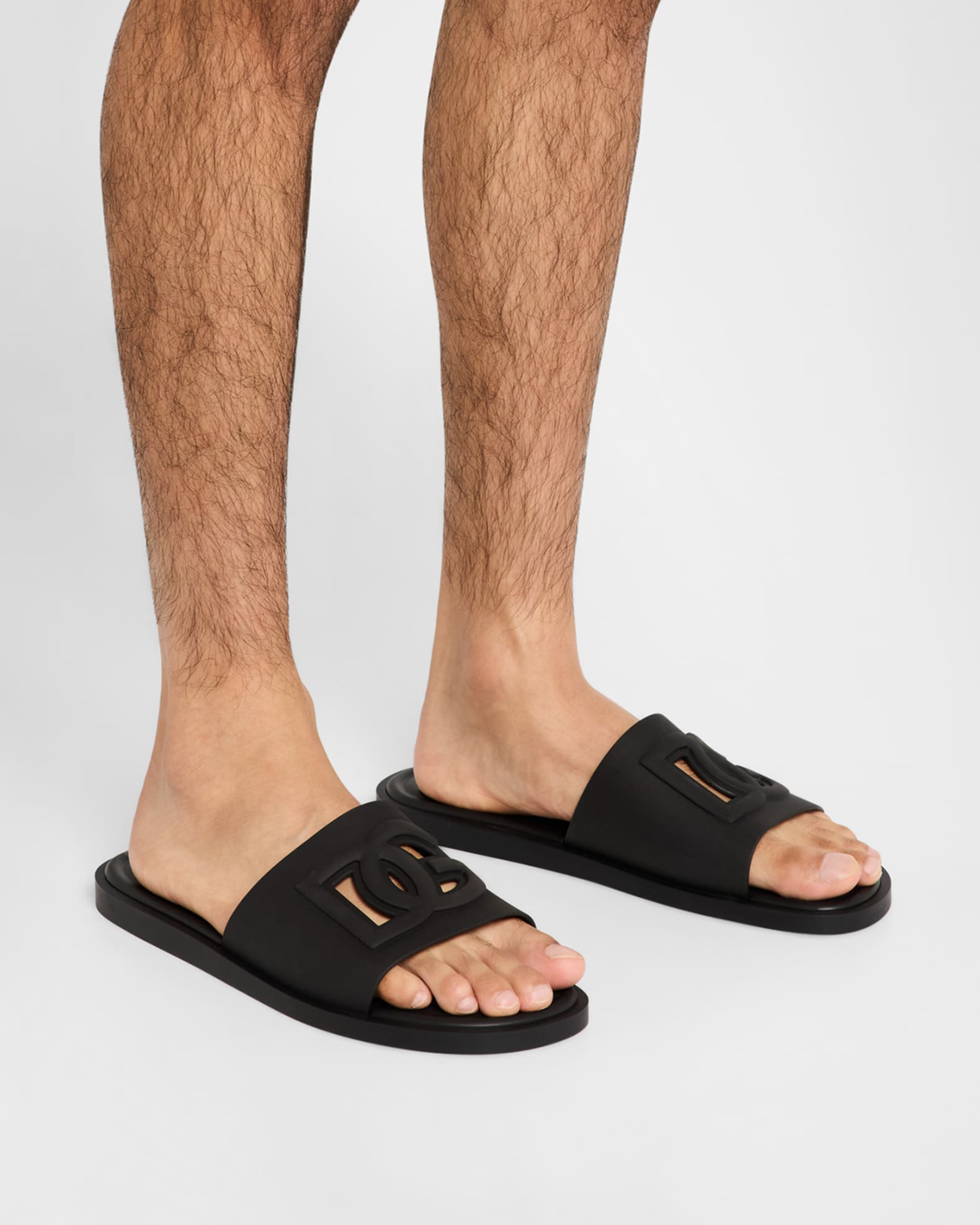 Men's Rubber Beachwear Pool Slides 1