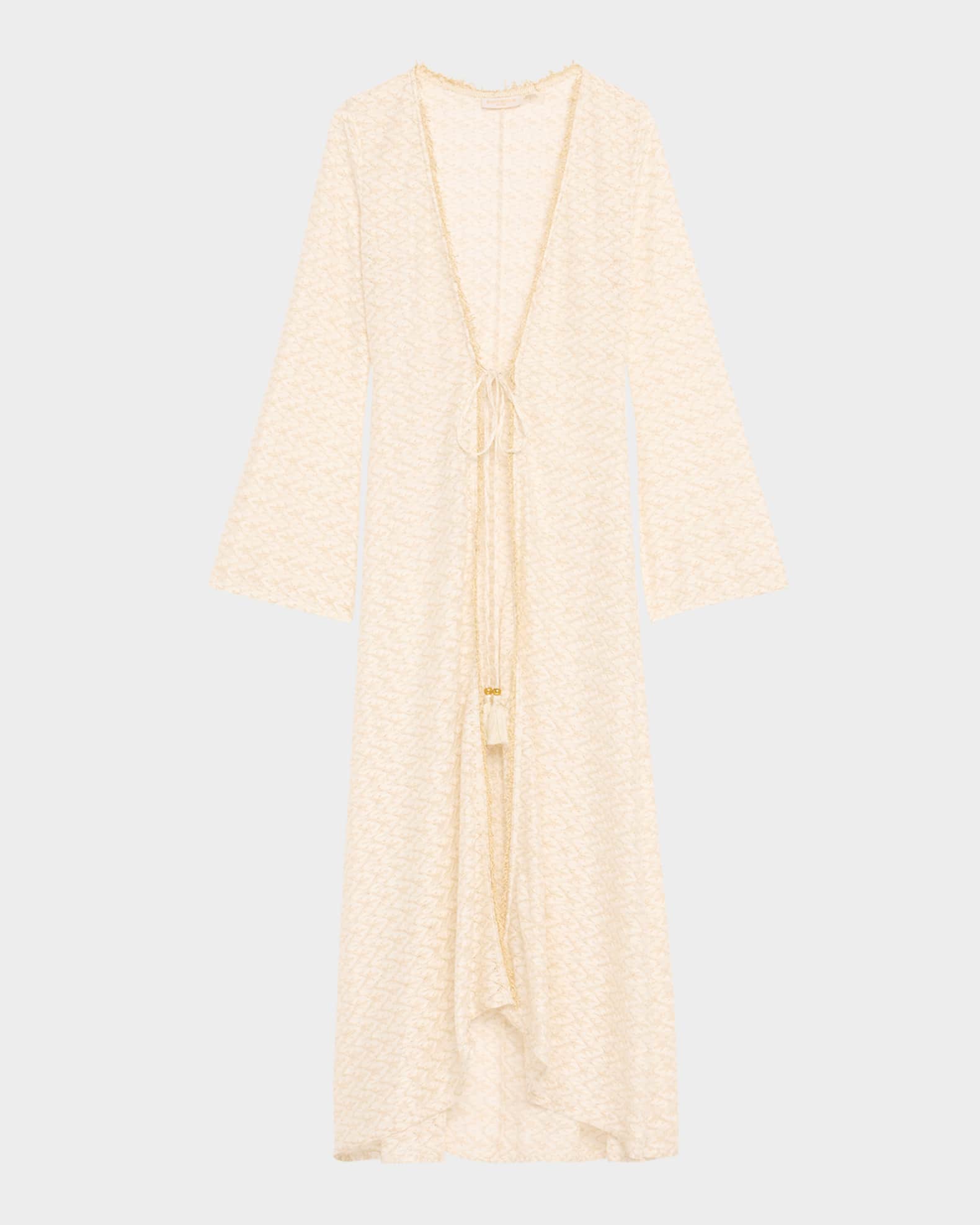Fatima Metallic Knit Coverup