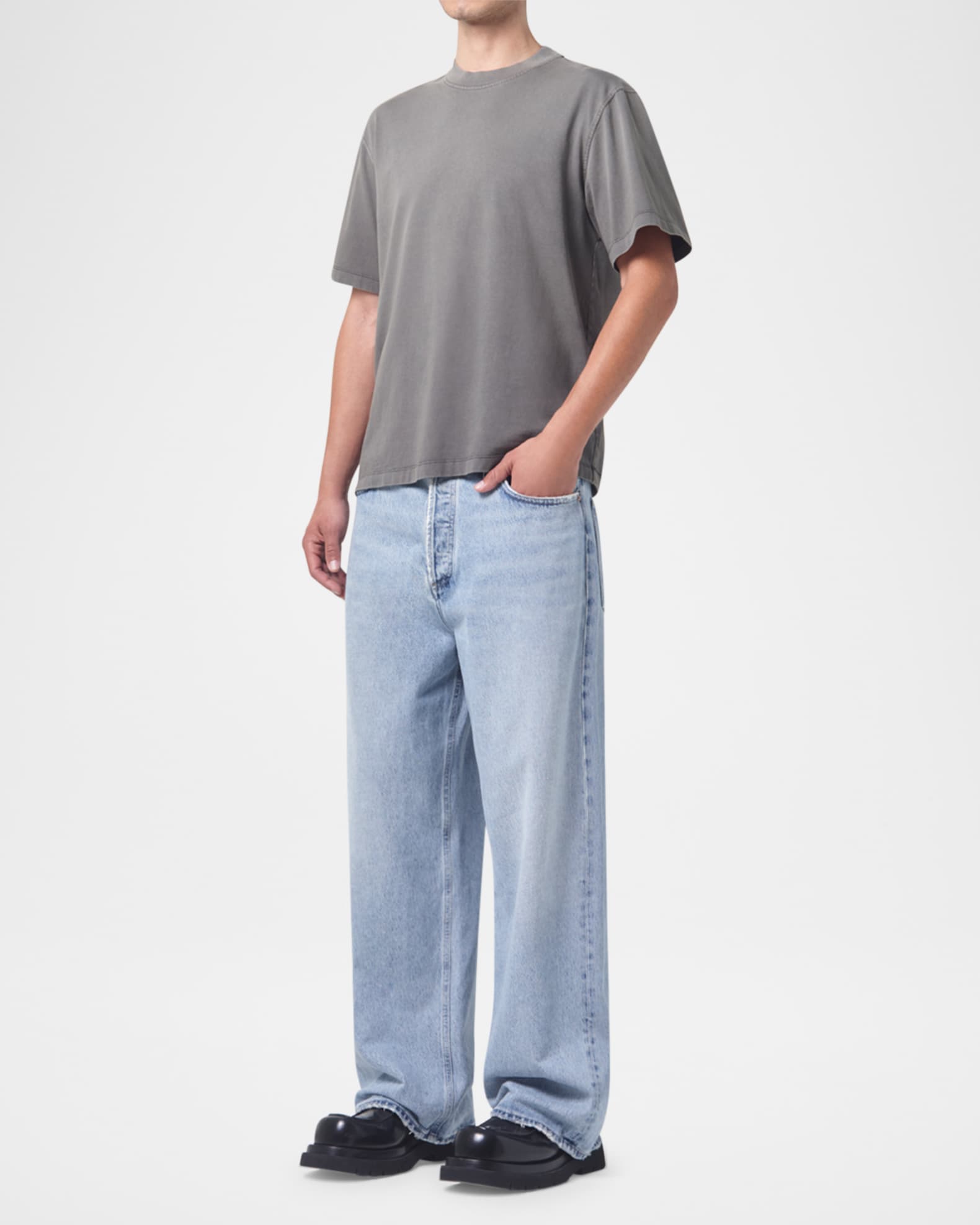 Men's Asha Mock-Neck T-Shirt 1