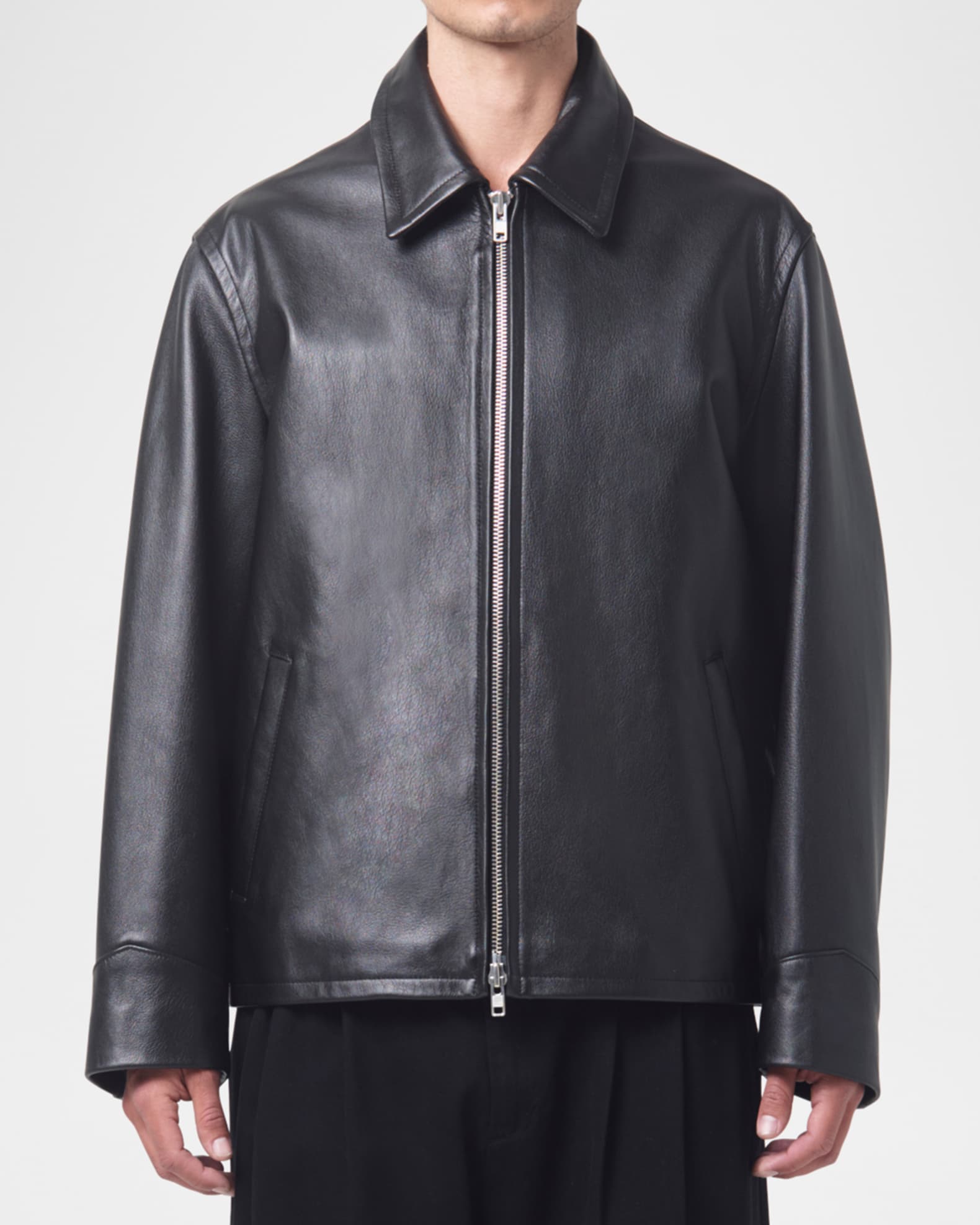 Chadwicks leather blazer best sale