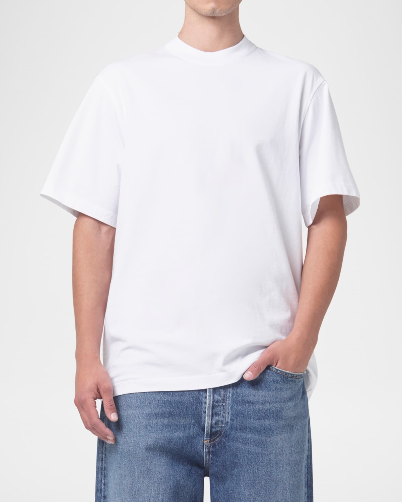 Men's Asha Mock-Neck T-Shirt 1