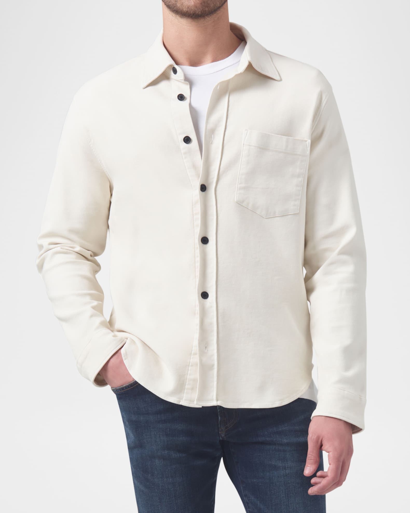 Men's Luca Bucket Dye Button-Down Shirt 1
