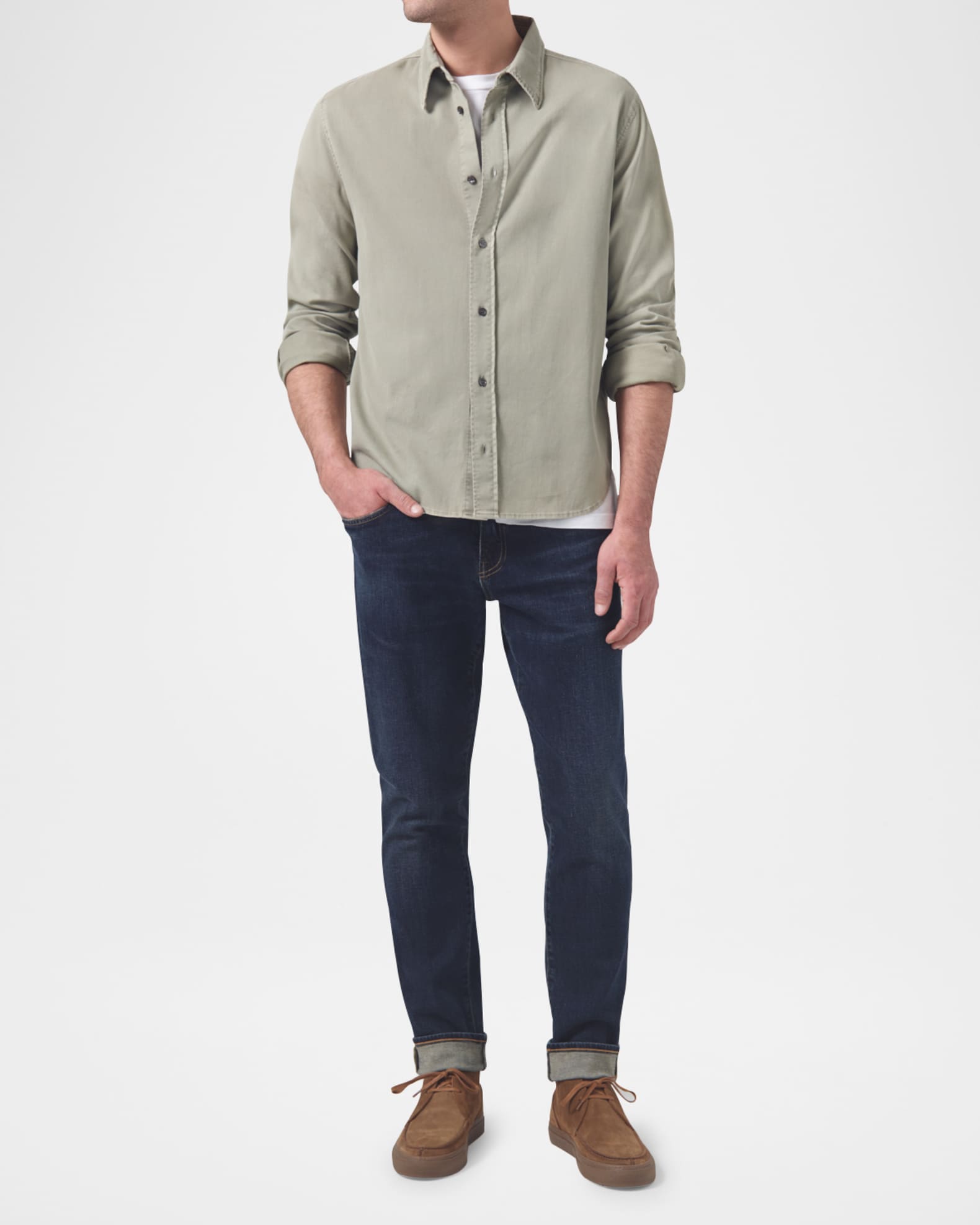 Men's London in Prospect Cashmere Denim Jeans 1