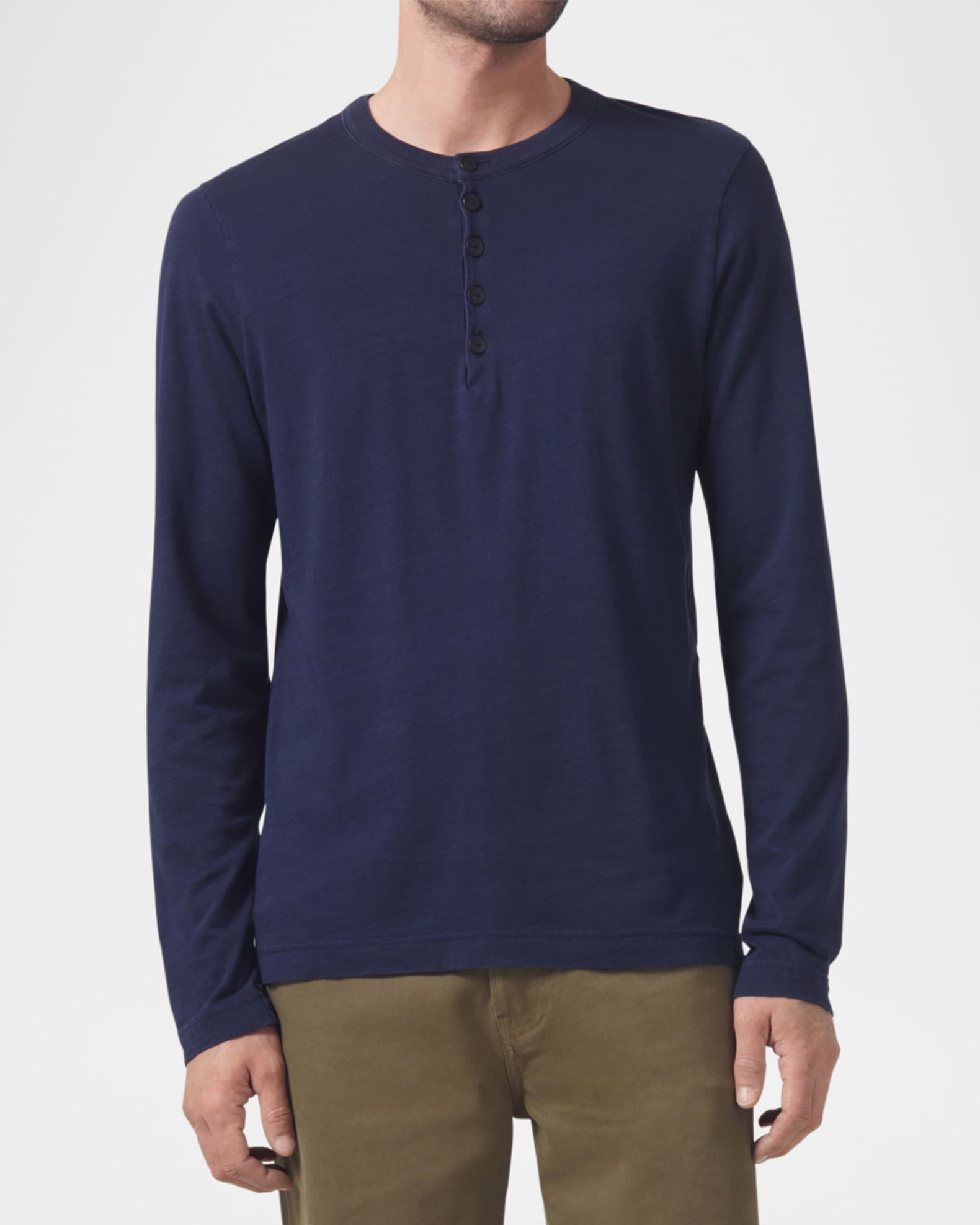Men's Classic Henley Shirt 1