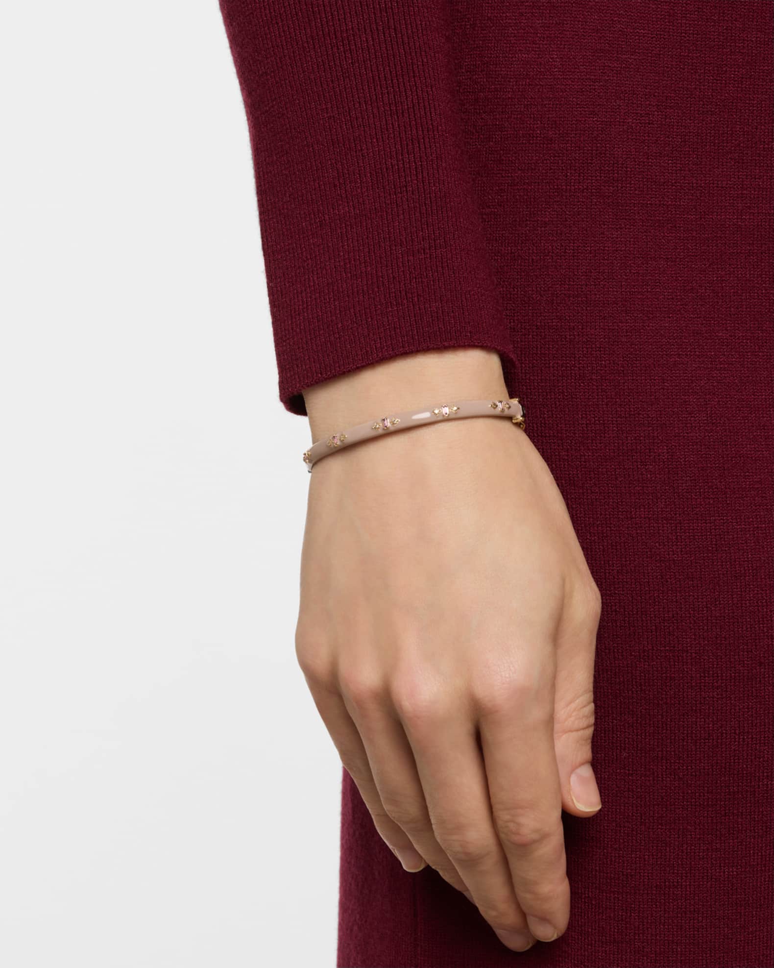 Armenta Nude Enamel Hinged Bracelet | Neiman Marcus