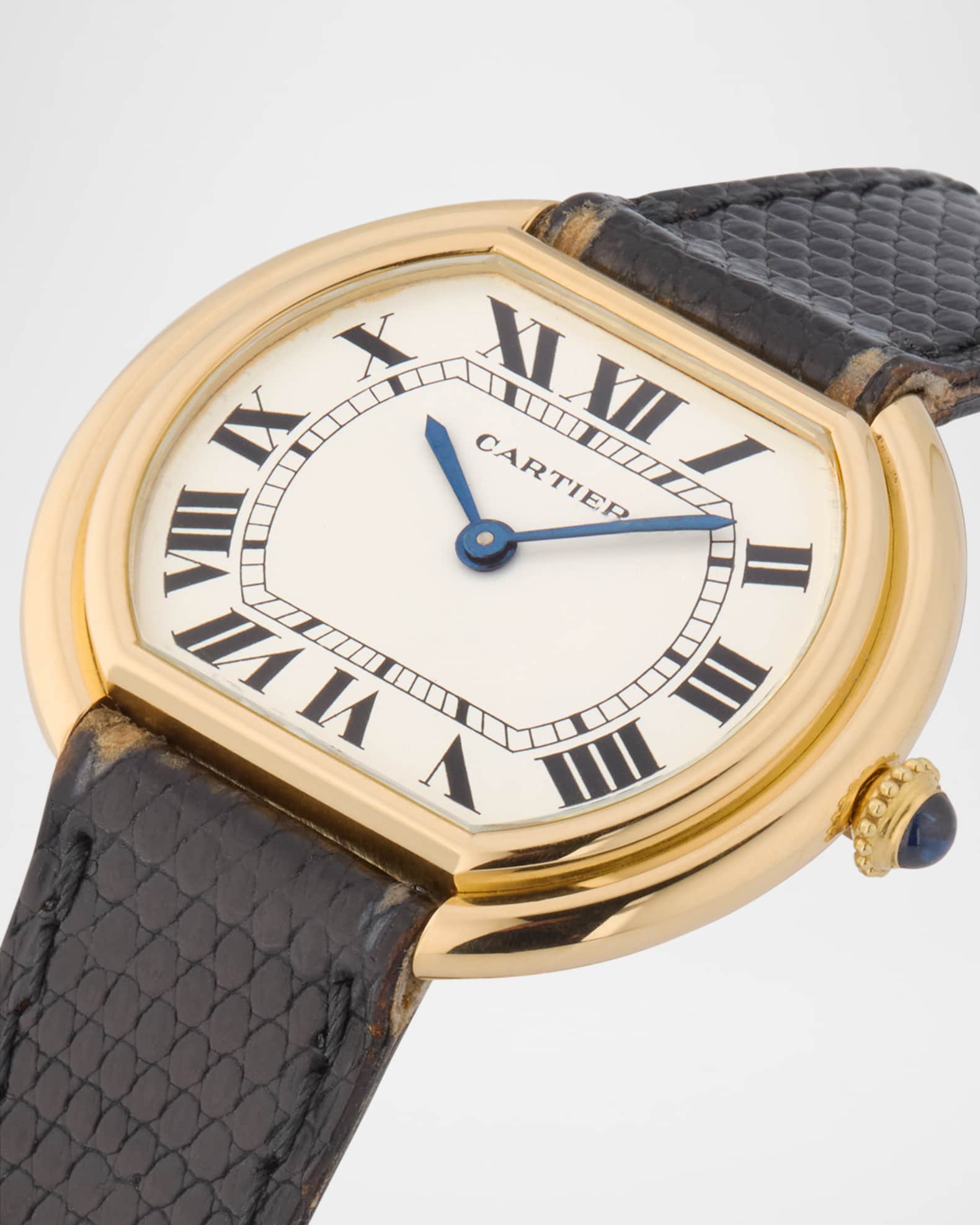 Vintage Watches Cartier 18K Yellow Gold Ellipse 29mm Vintage 1980s Watch |  Neiman Marcus