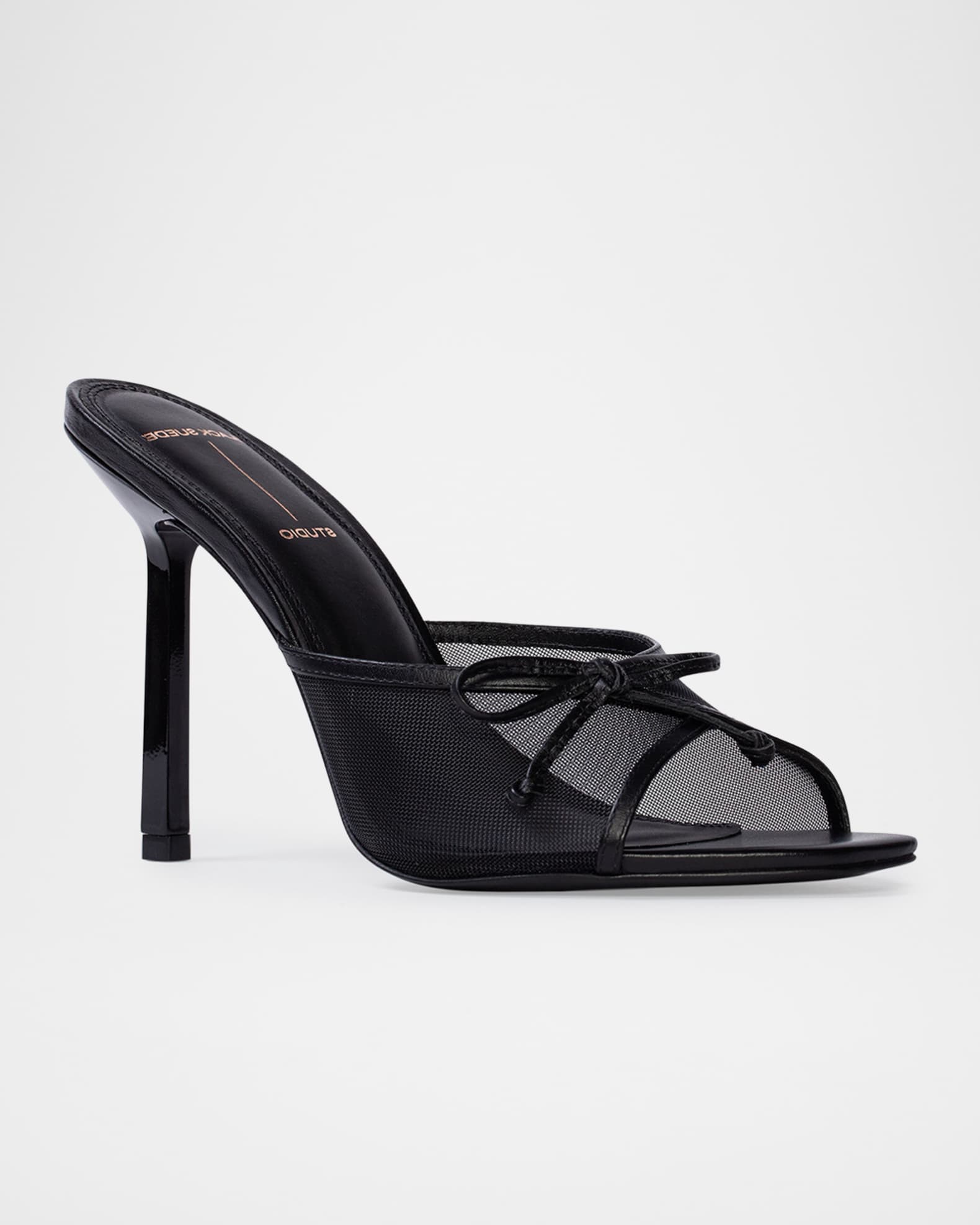 Topshop rex black knot mules 2025