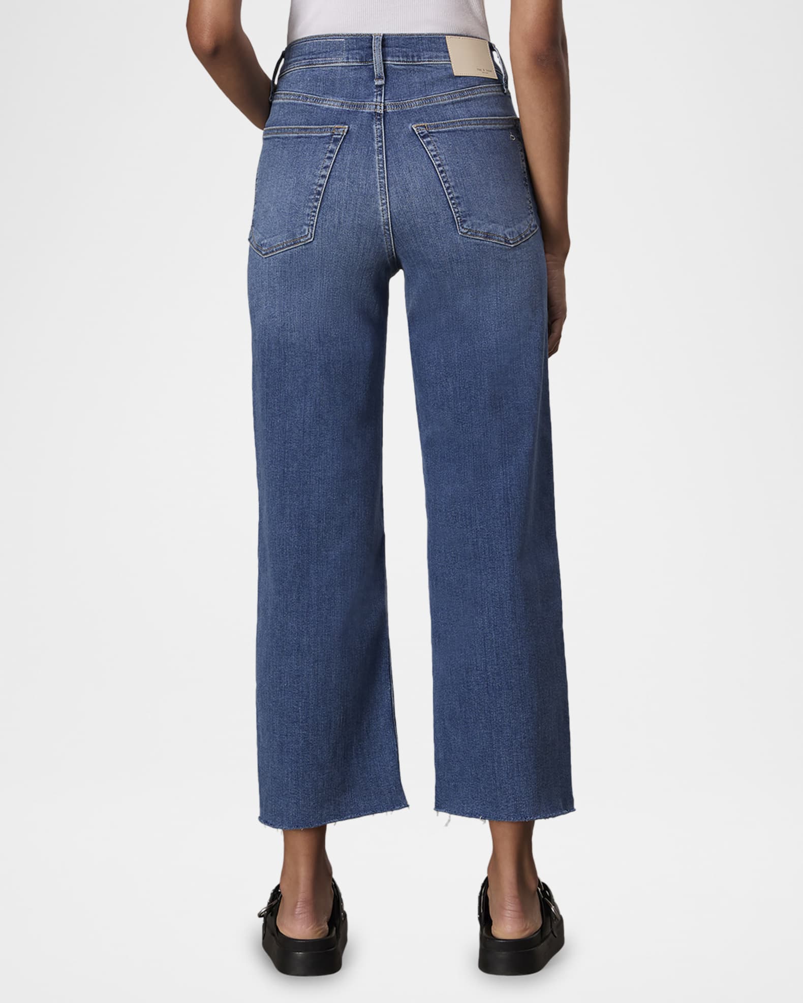 Andi High-Rise Ankle Wide Leg Jeans