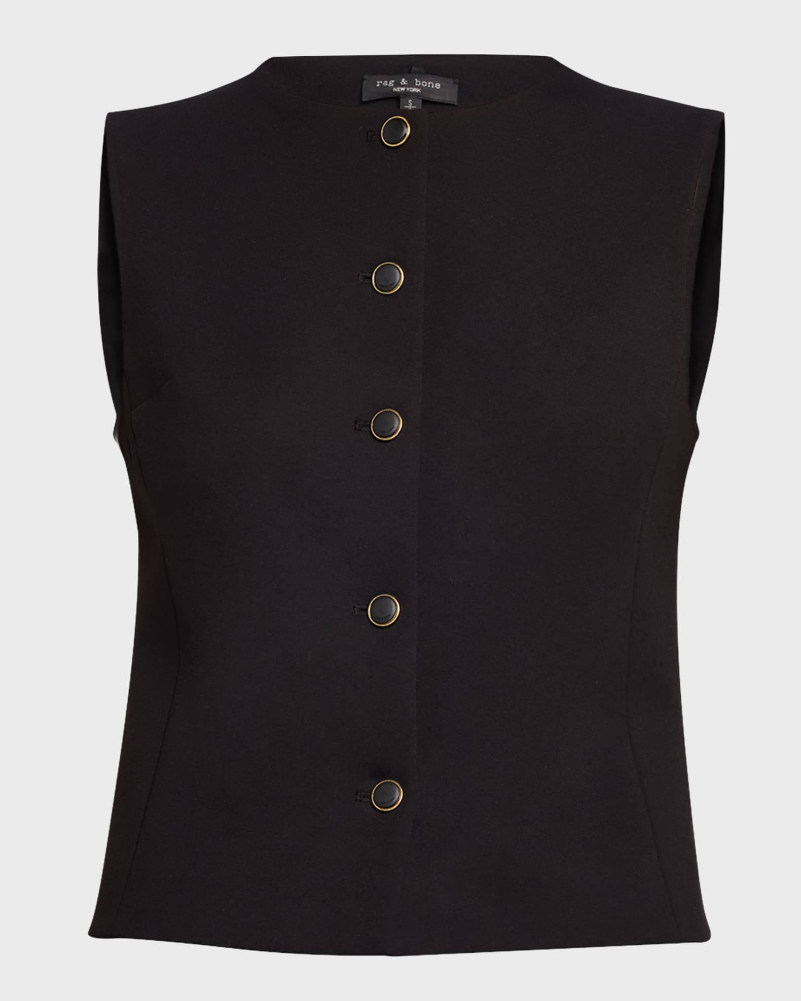 Irina Button-Front Vest 0