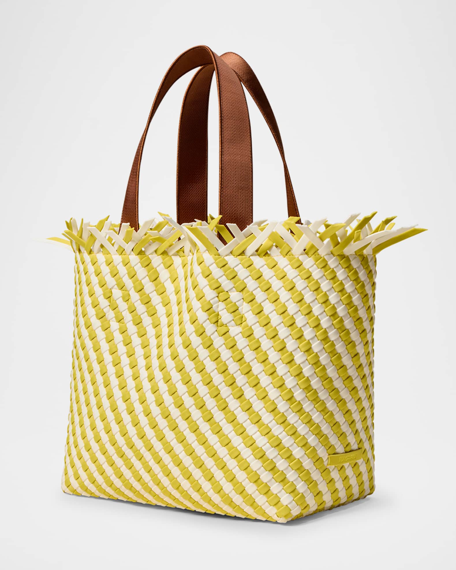 Neiman marcus yamaha yellow tote