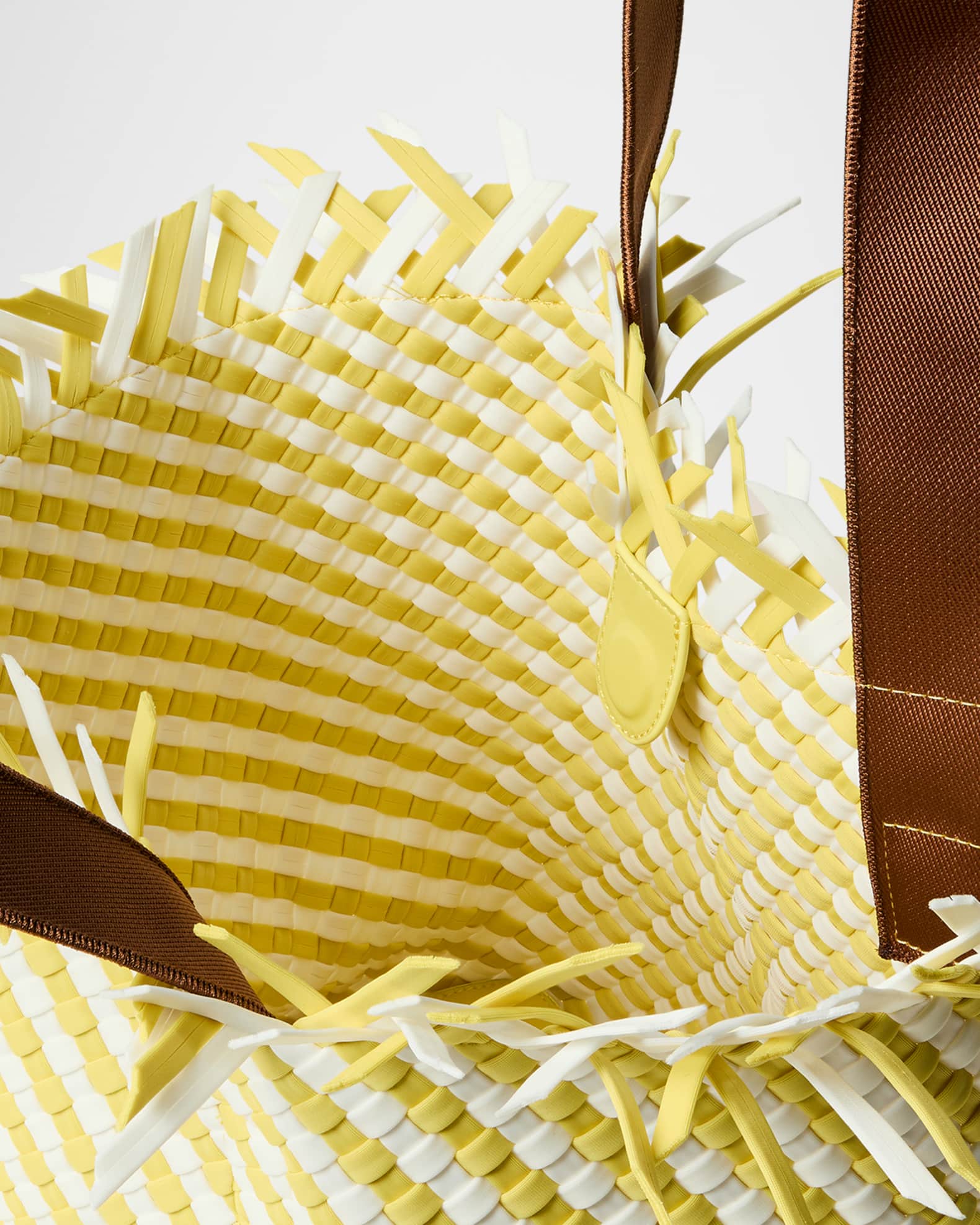 NAGHEDI ナゲディ Havana Fringe Woven Clutch Bag NAGHEDI Havana Fringe Woven Clutch Bag | Neiman Marcus