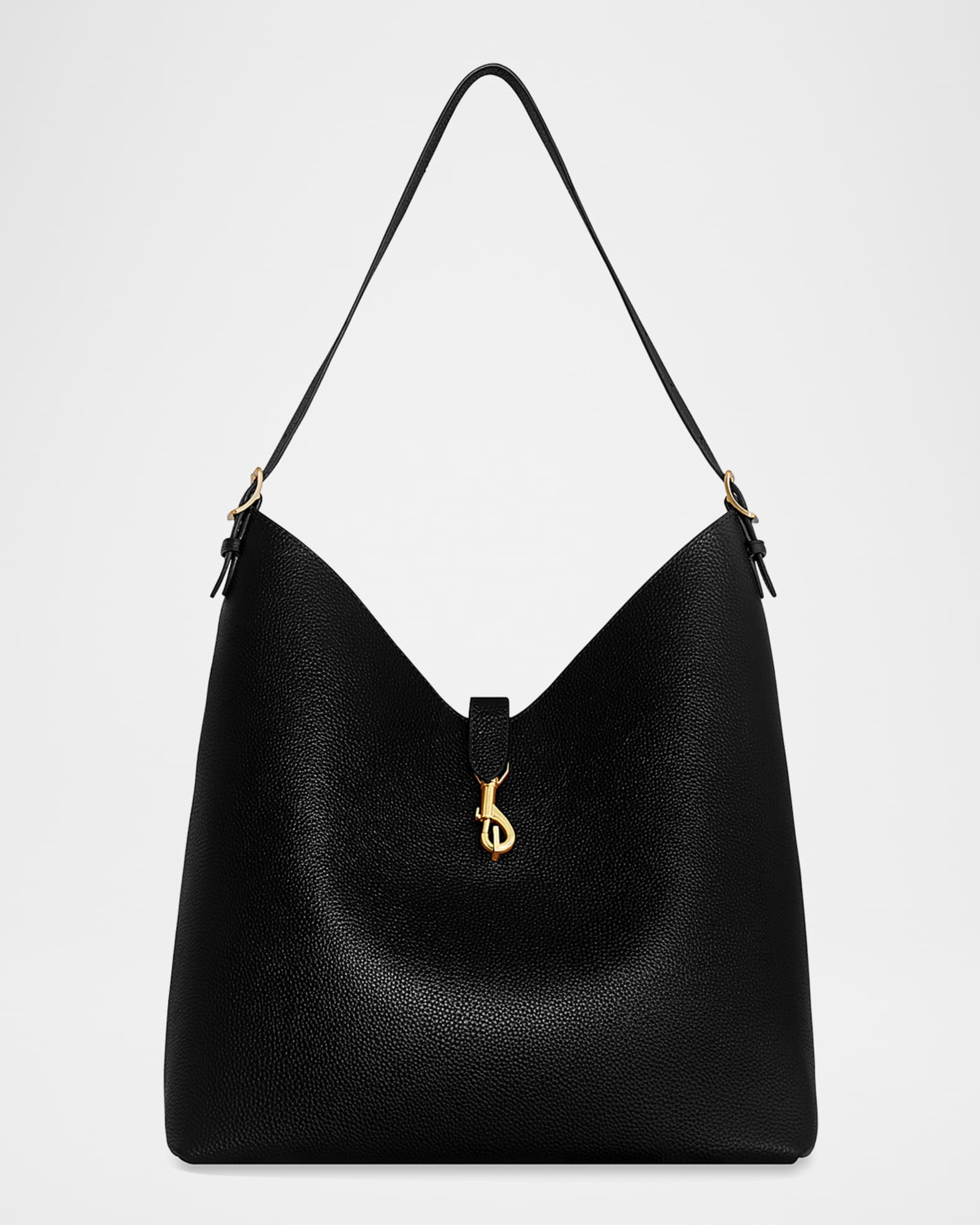 Rebecca Minkoff Megan Leather Hobo Bag Black