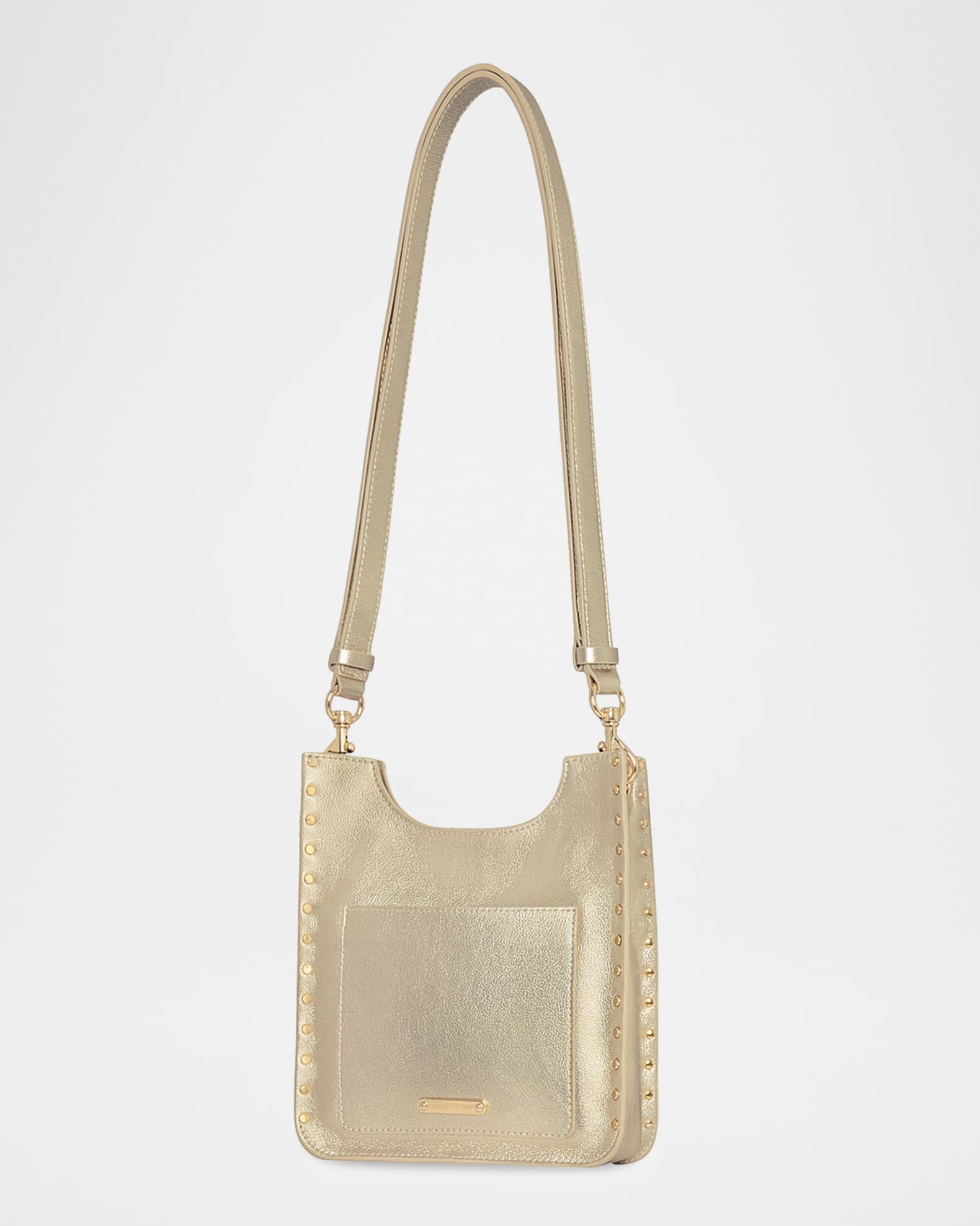Darren Mini Feed Metallic Leather Crossbody Bag 1