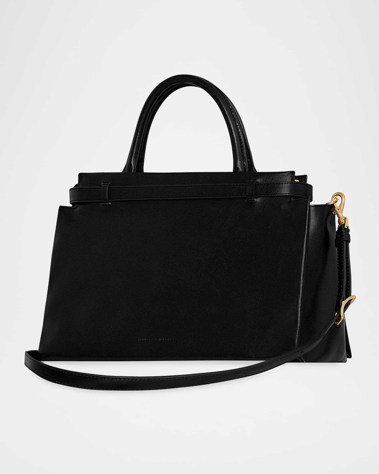 Insider Zip Leather Top-Handle Bag 1