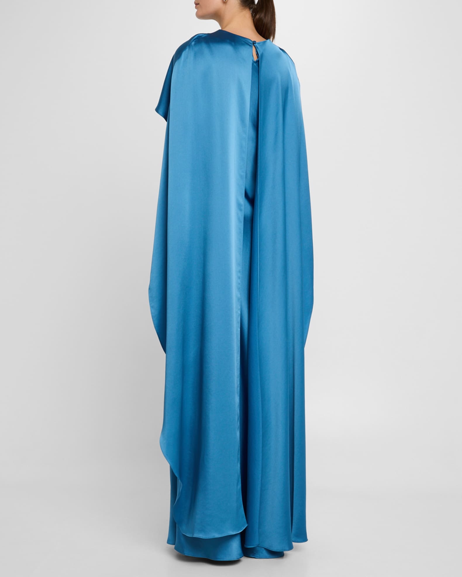SIMKHAI Izel Draped Cape Gown | Neiman Marcus SIMKHAI Izel Draped Cape Gown | Neiman Marcus