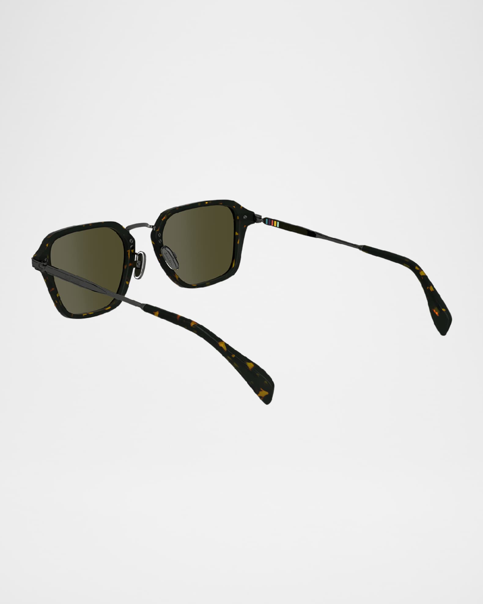 Men's Kean Acetate and Metal Rectangle Sunglasses 1