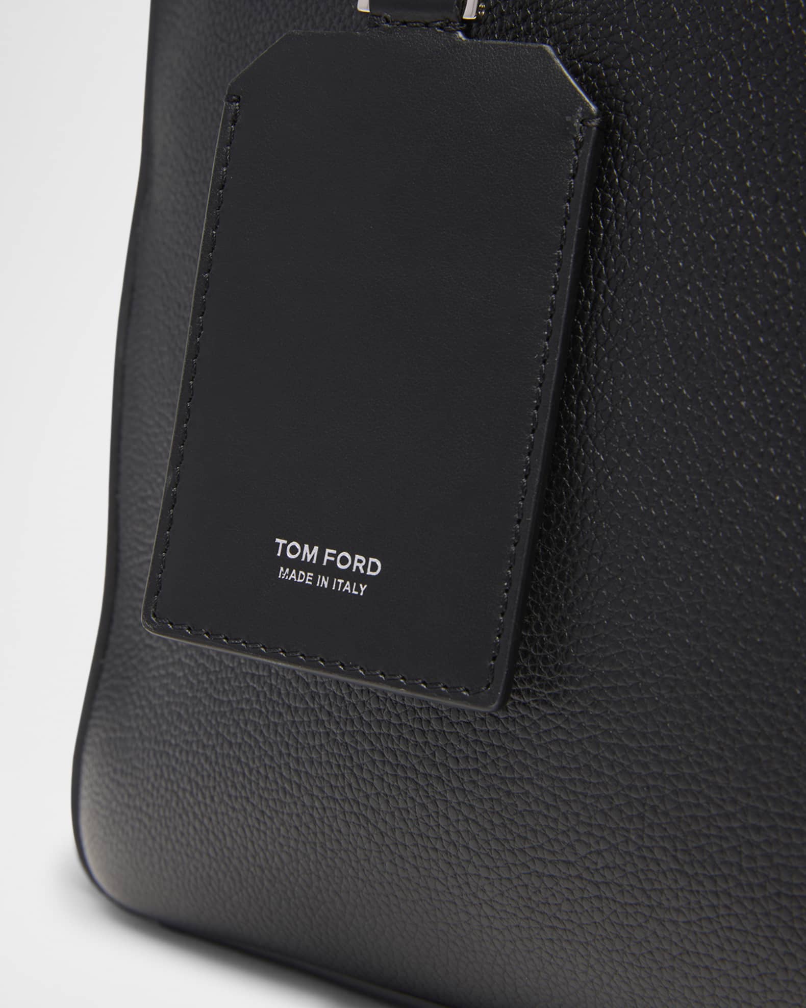 TOM FORD Men s Elliot Soft Grain Leather Briefcase Bag Neiman Marcus