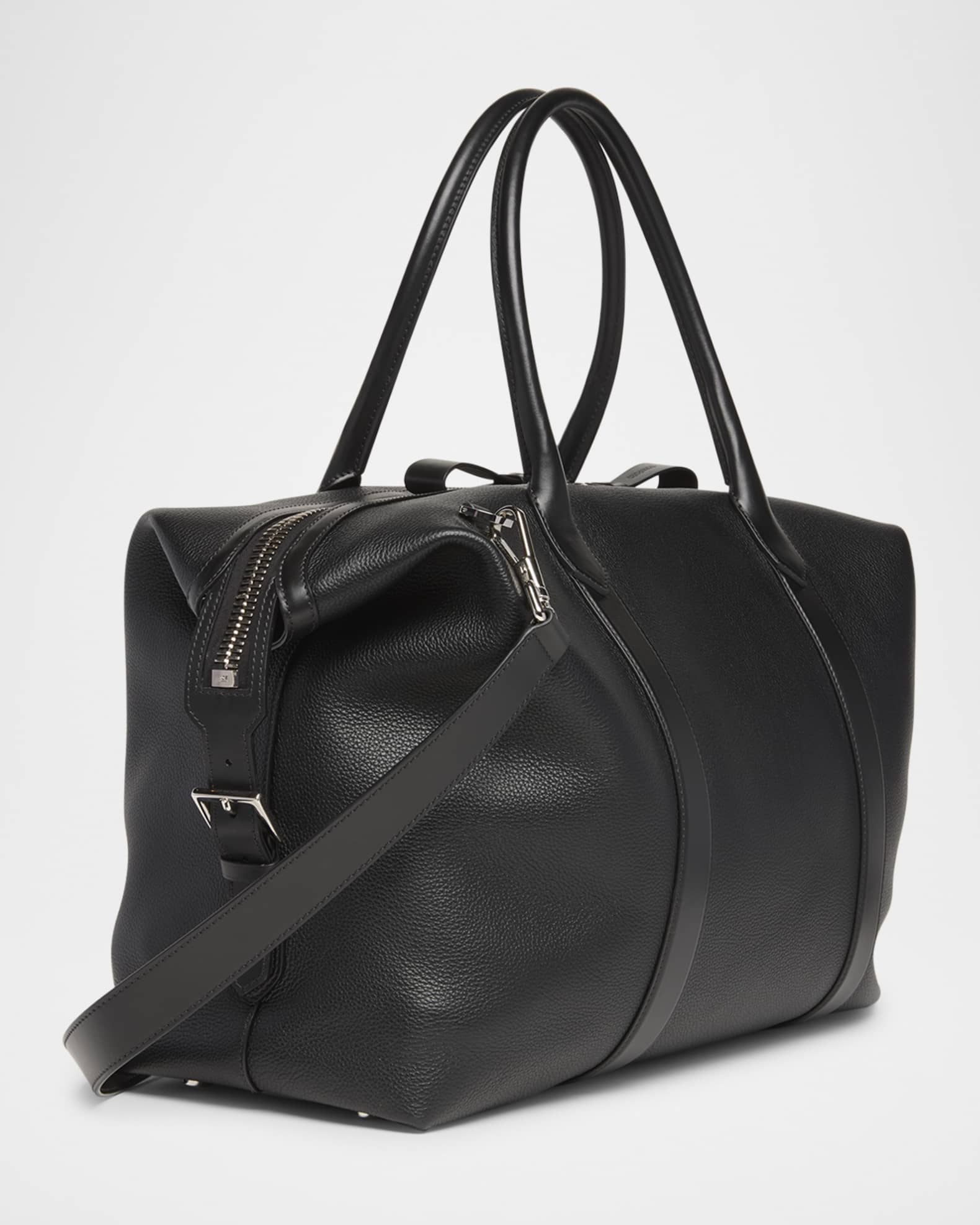 TOM FORD Men's Buckley Soft Grain Leather Duffel Bag