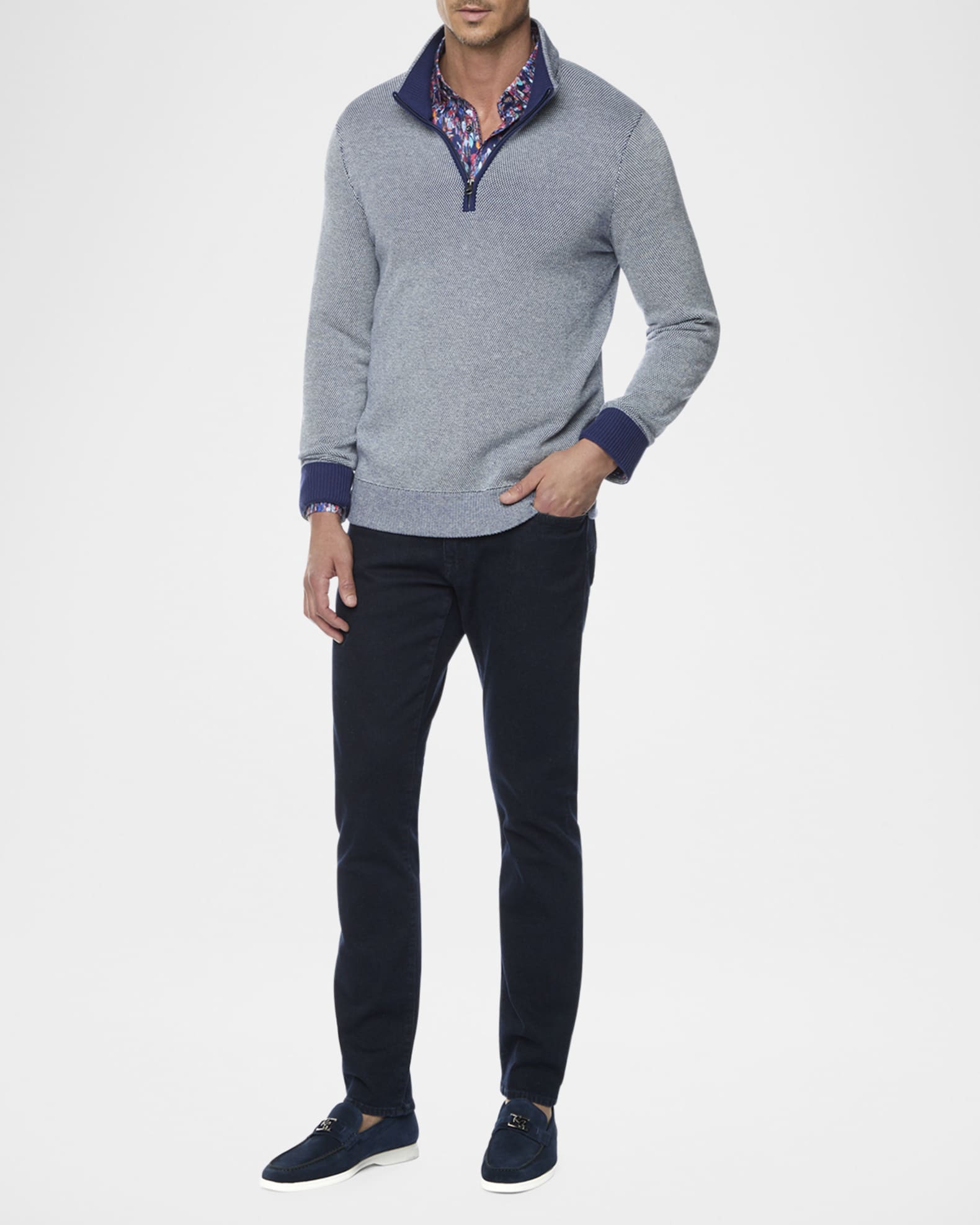 Men's Shane Quarter-Zip Sweater 1