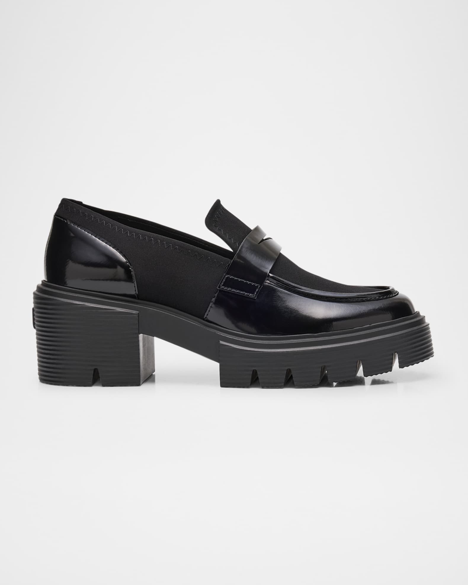 Stuart weitzman platform loafers discount