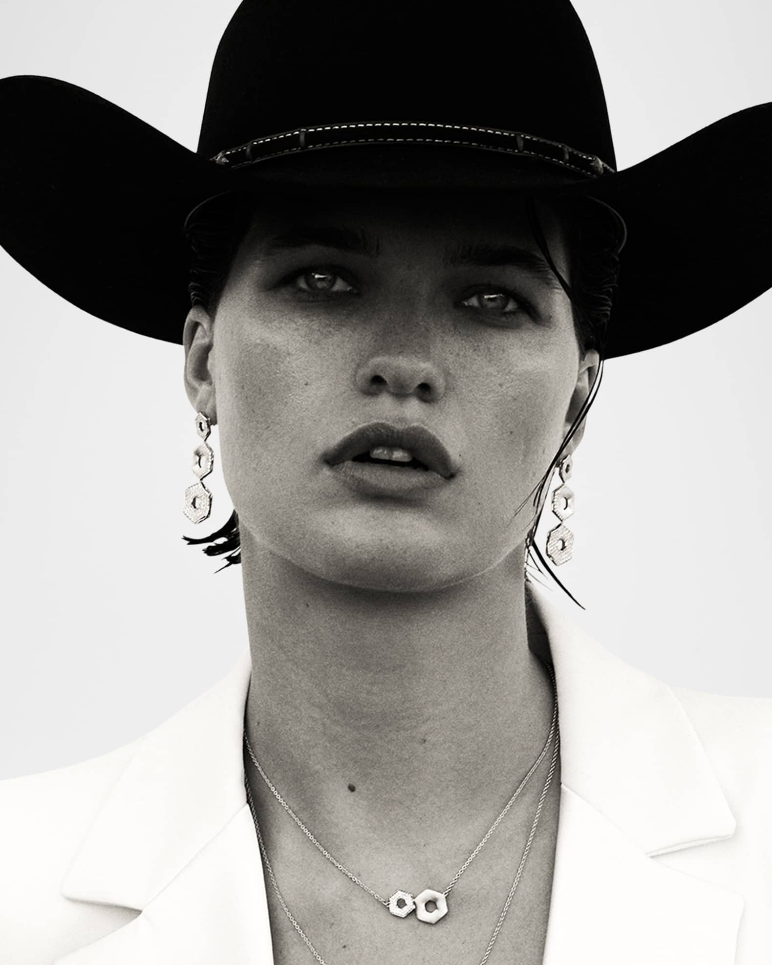 Eclipse Statement Earrings with Diamonds 1