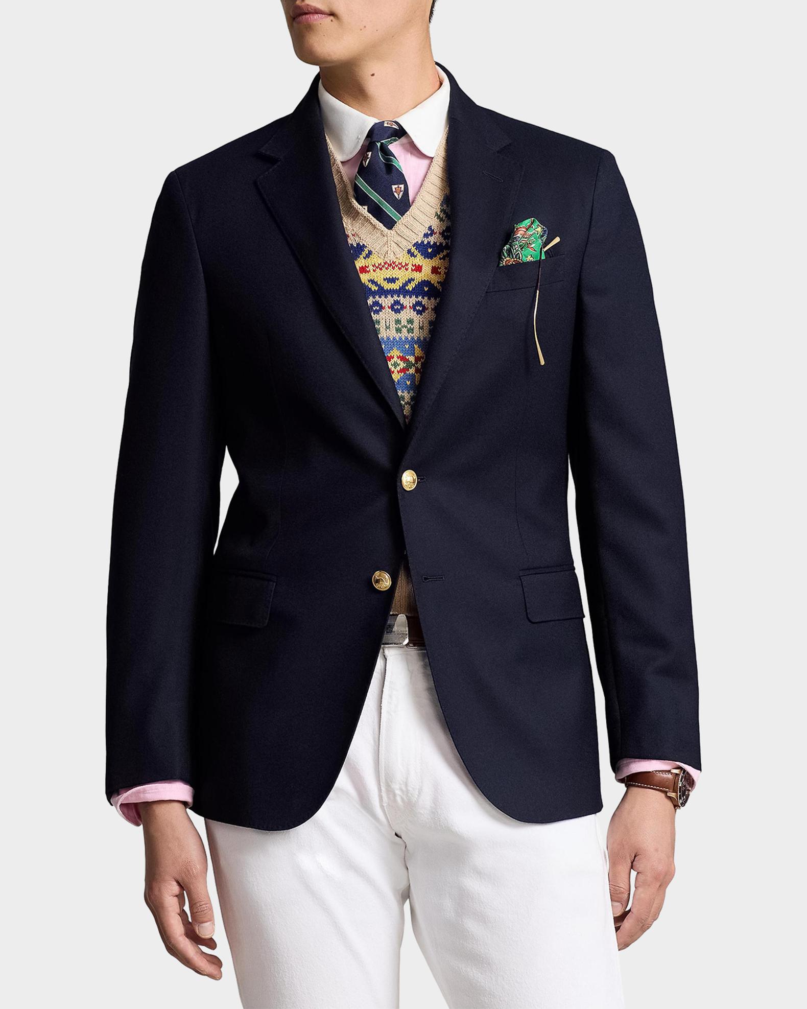 Polo Ralph Lauren The Iconic Doeskin Two-Button Blazer | Neiman Marcus